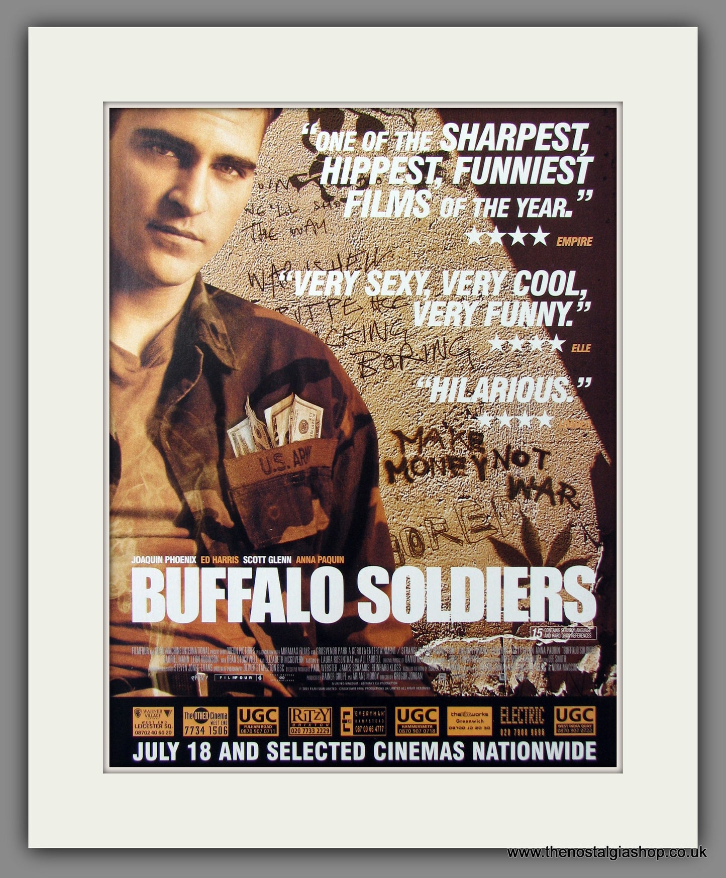 Buffalo Soldiers. 2003 Original Advert (ref AD54766)