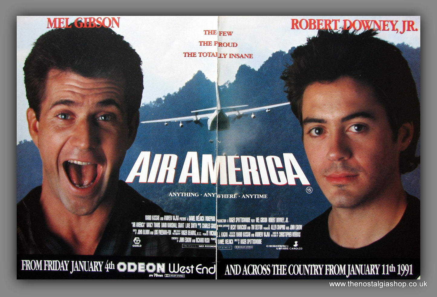 Air America. 1990 Original Double Advert (ref AD54769)