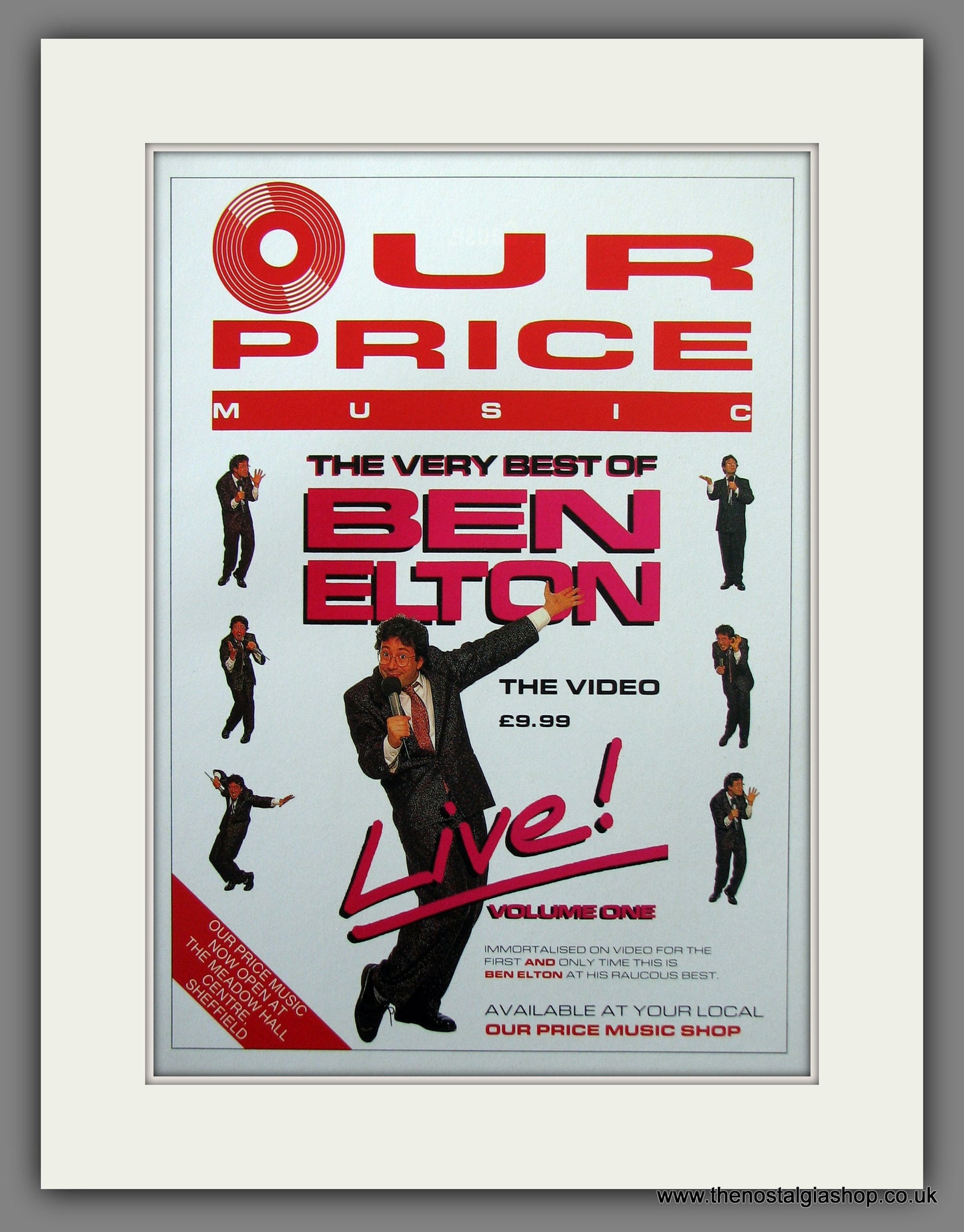 Ben Elton, The Best of. 1990 Original Advert (ref AD54537)