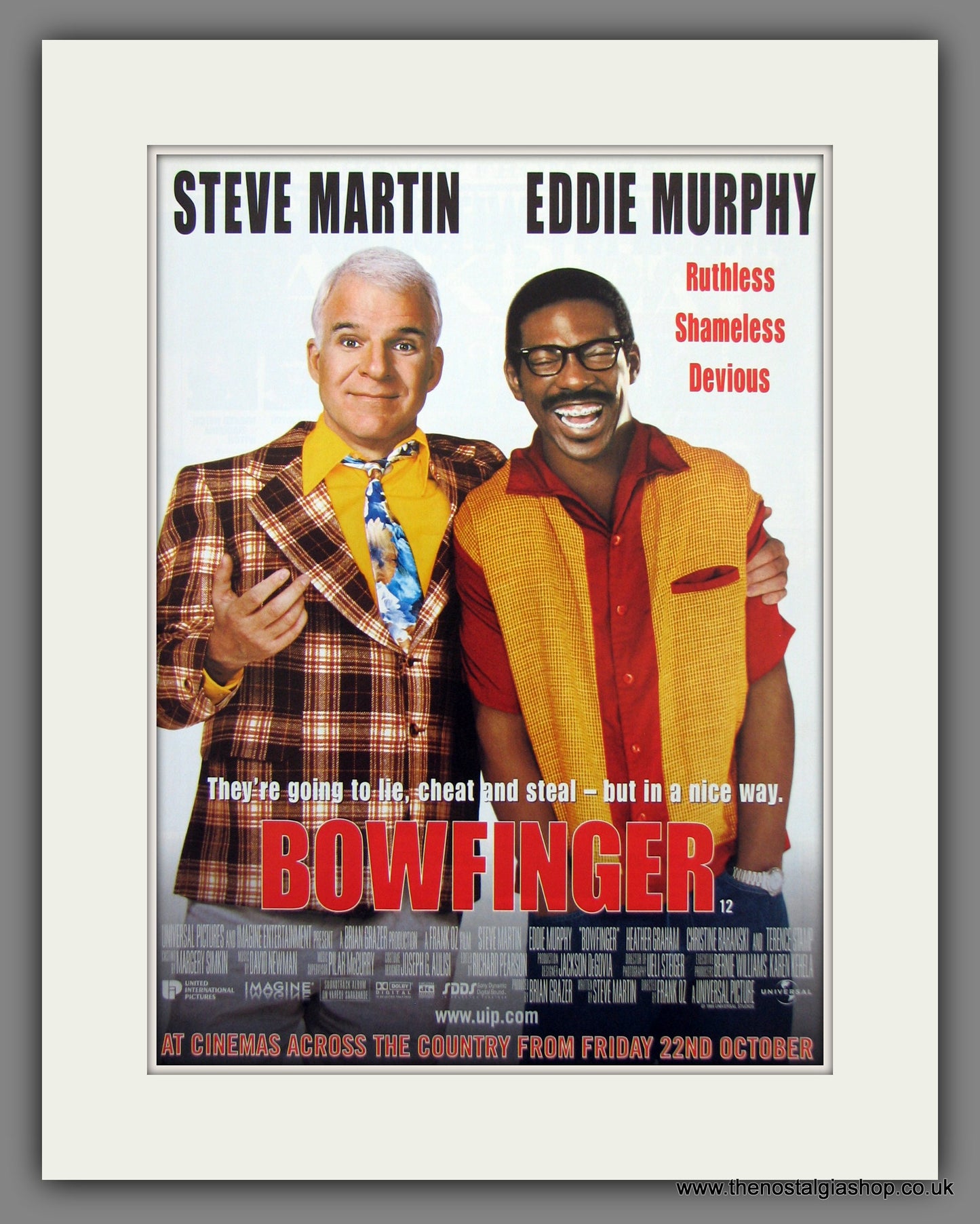 Bowfinger. Steve Martin. 1999 Original Advert (ref AD54540)