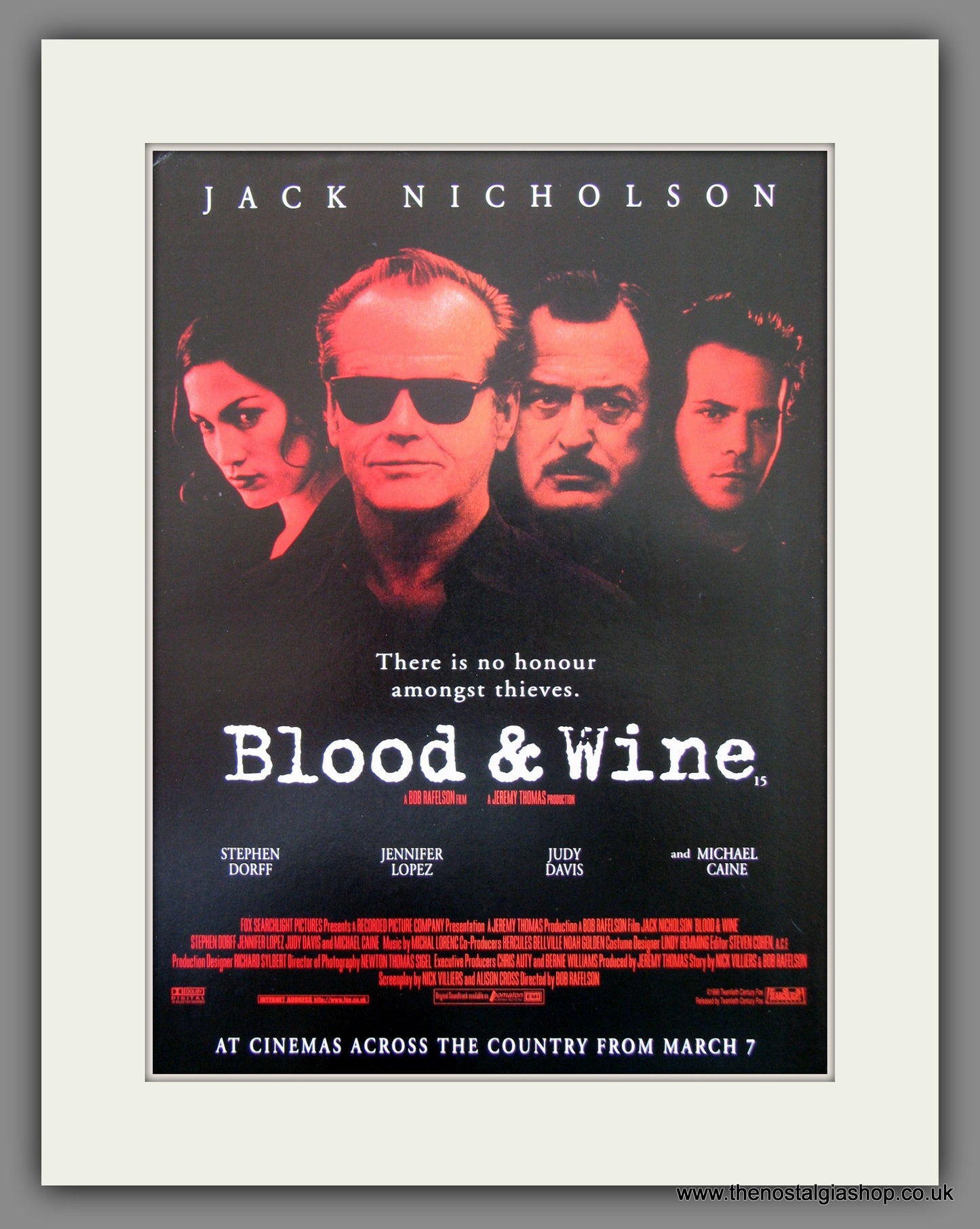 Blood & Wine. 1997 Original Advert (ref AD54570)