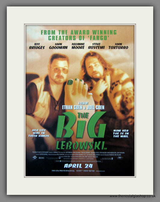 The Big Lebowski. 1998 Original Advert (ref AD54572)