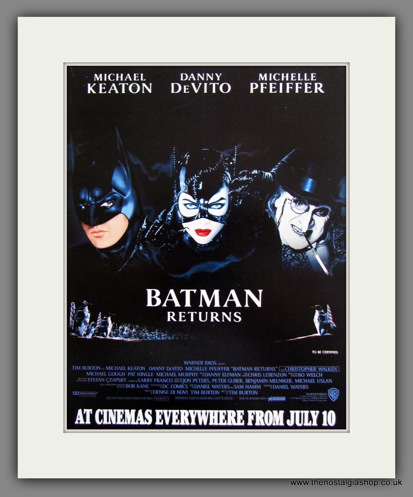 Batman Returns. 1992 Original Advert (ref AD54643)