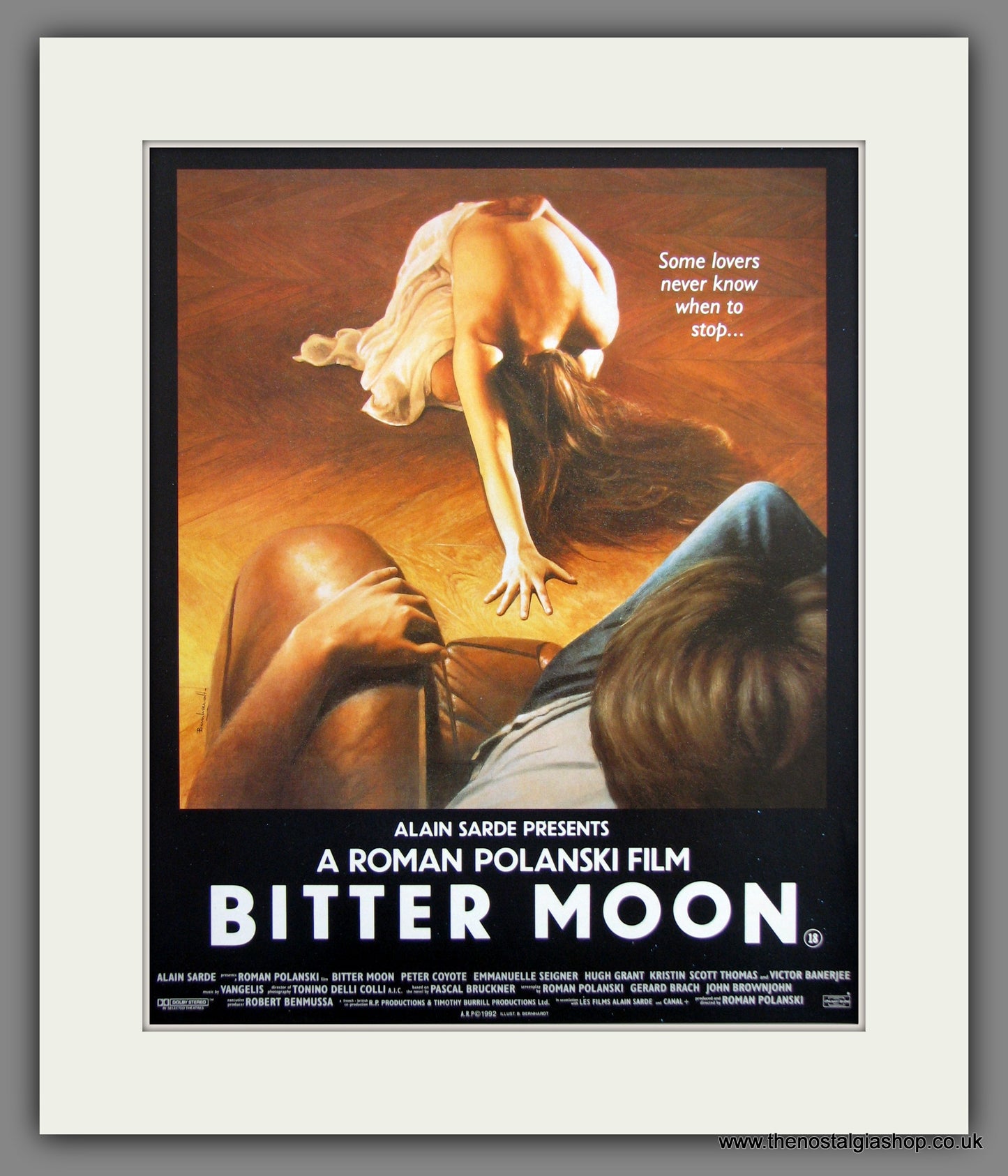 Bitter Moon. 1992 Original Advert (ref AD54648)