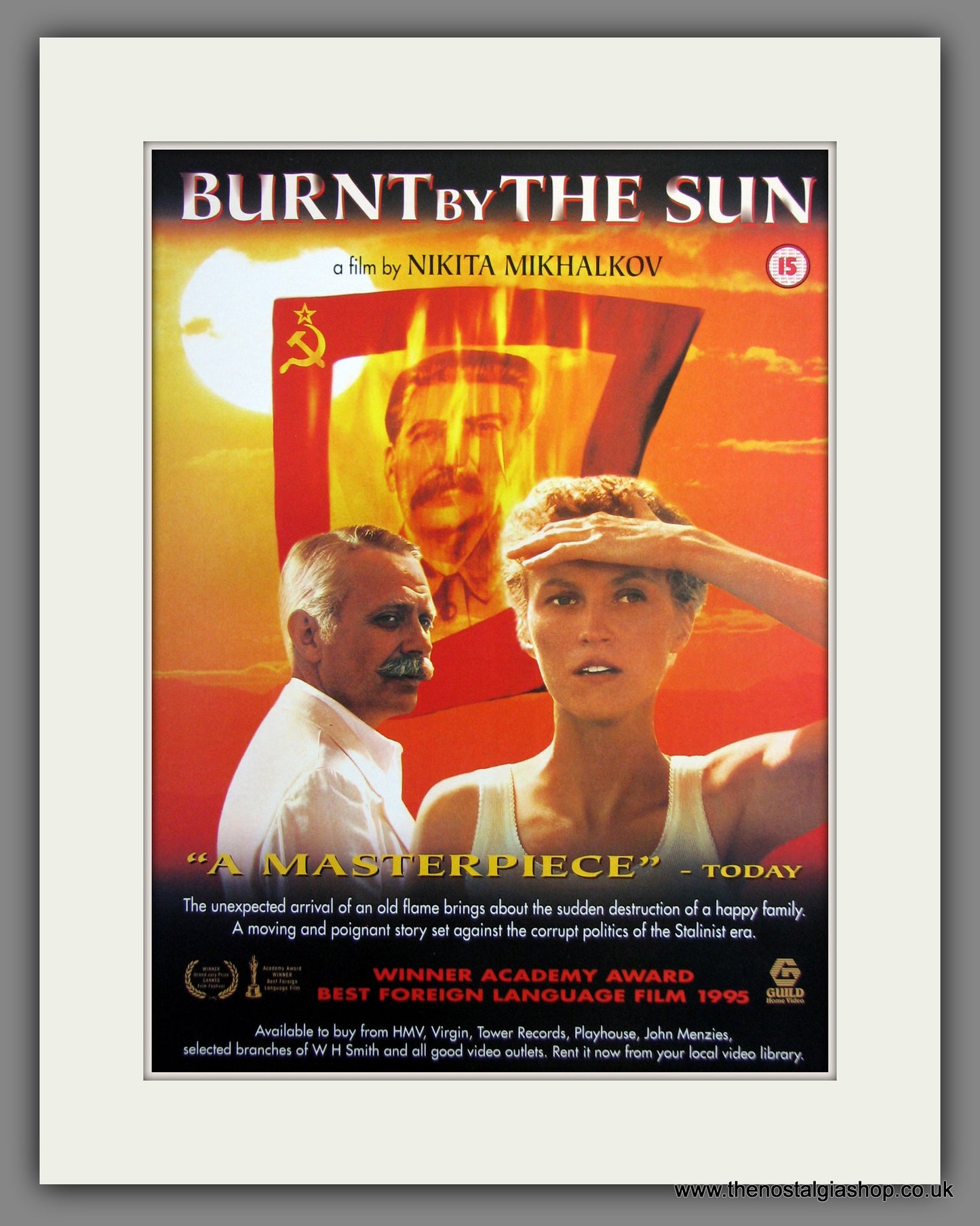Burnt By The Sun. 1996 Original Advert (ref AD54656)