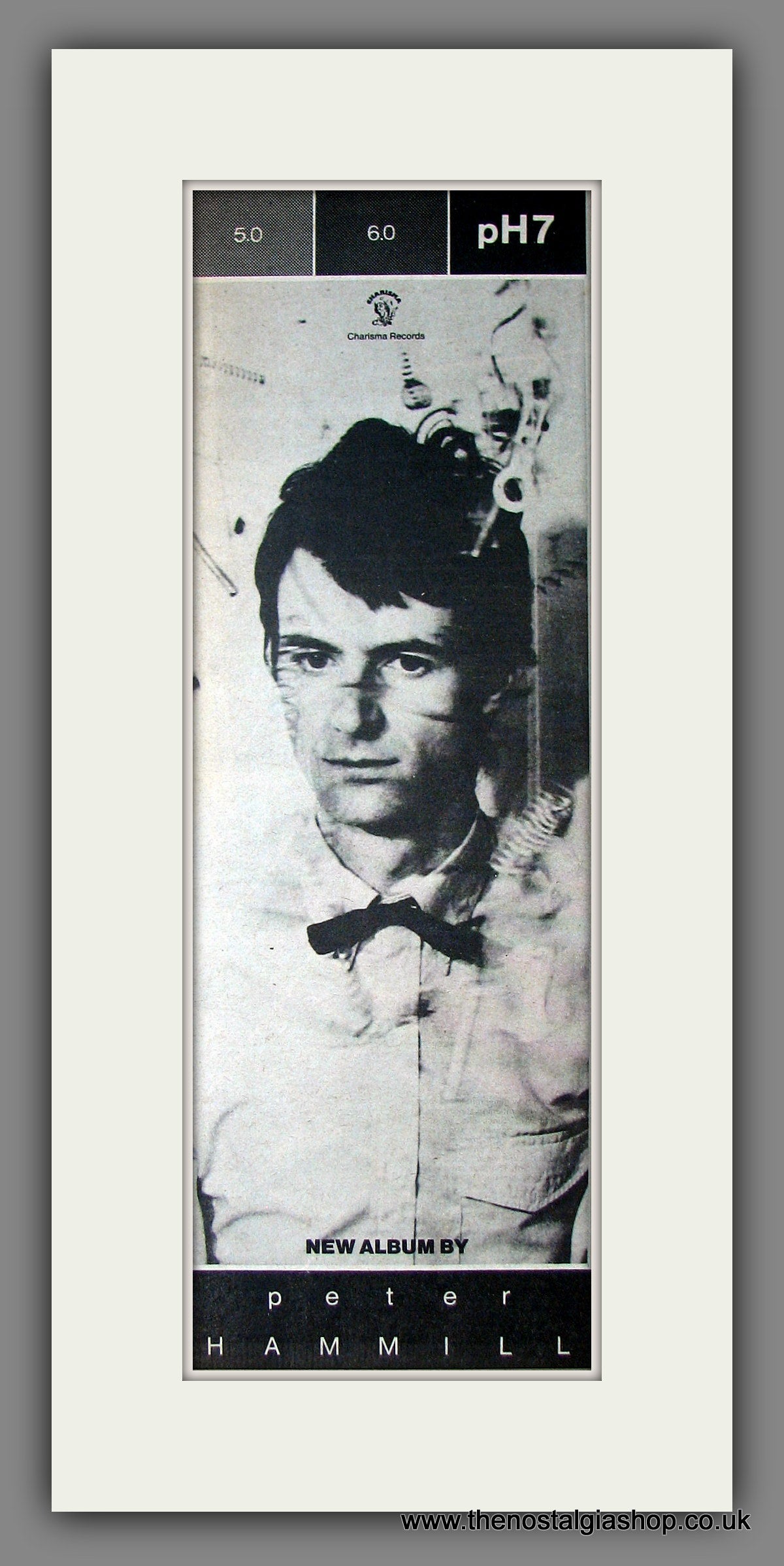 Peter Hammill. pH7 Original Advert 1979 (ref AD200088)