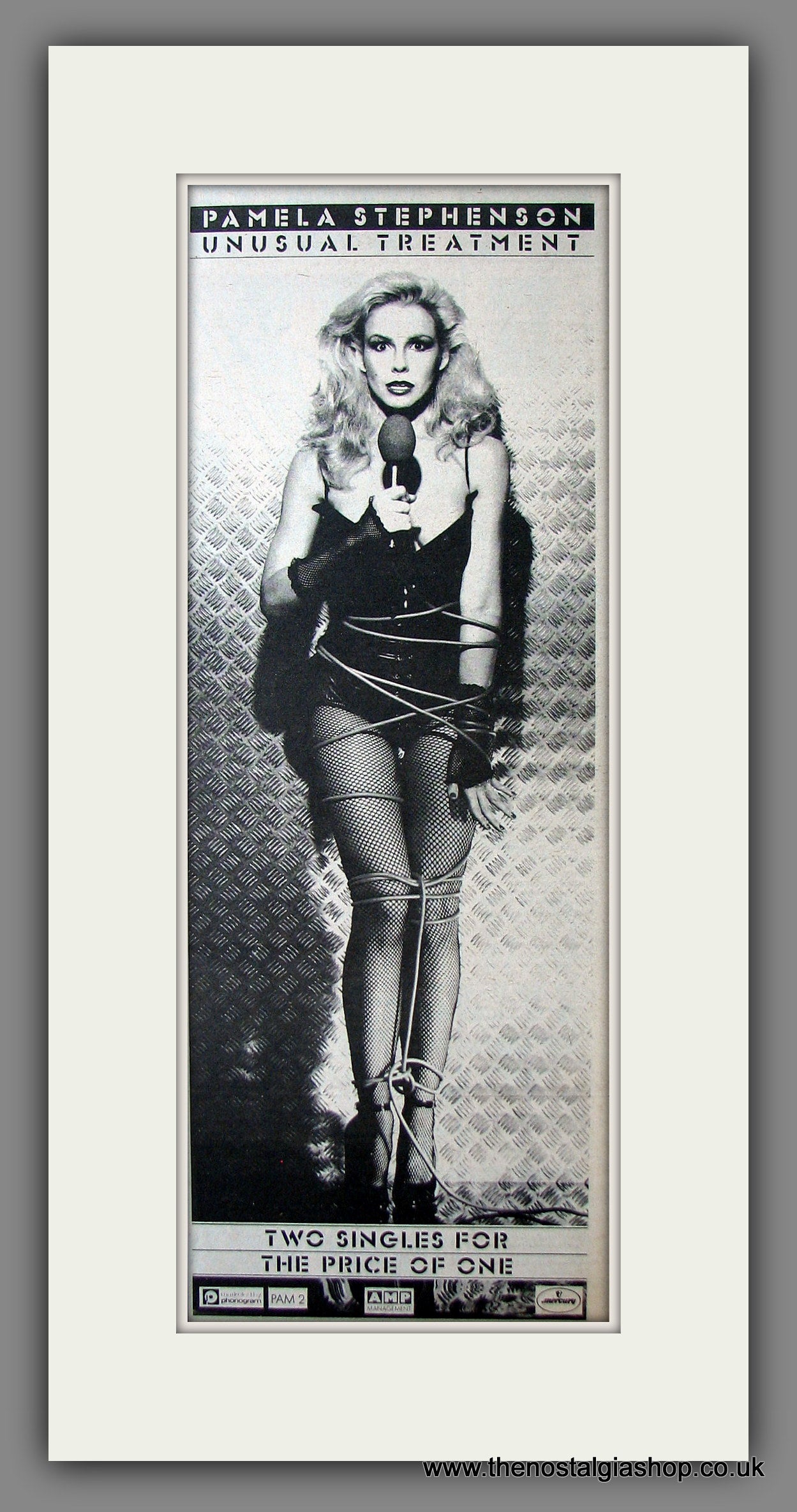 Pamela Stephenson. Unusual Treatment. Original Advert 1982 (ref AD200118)