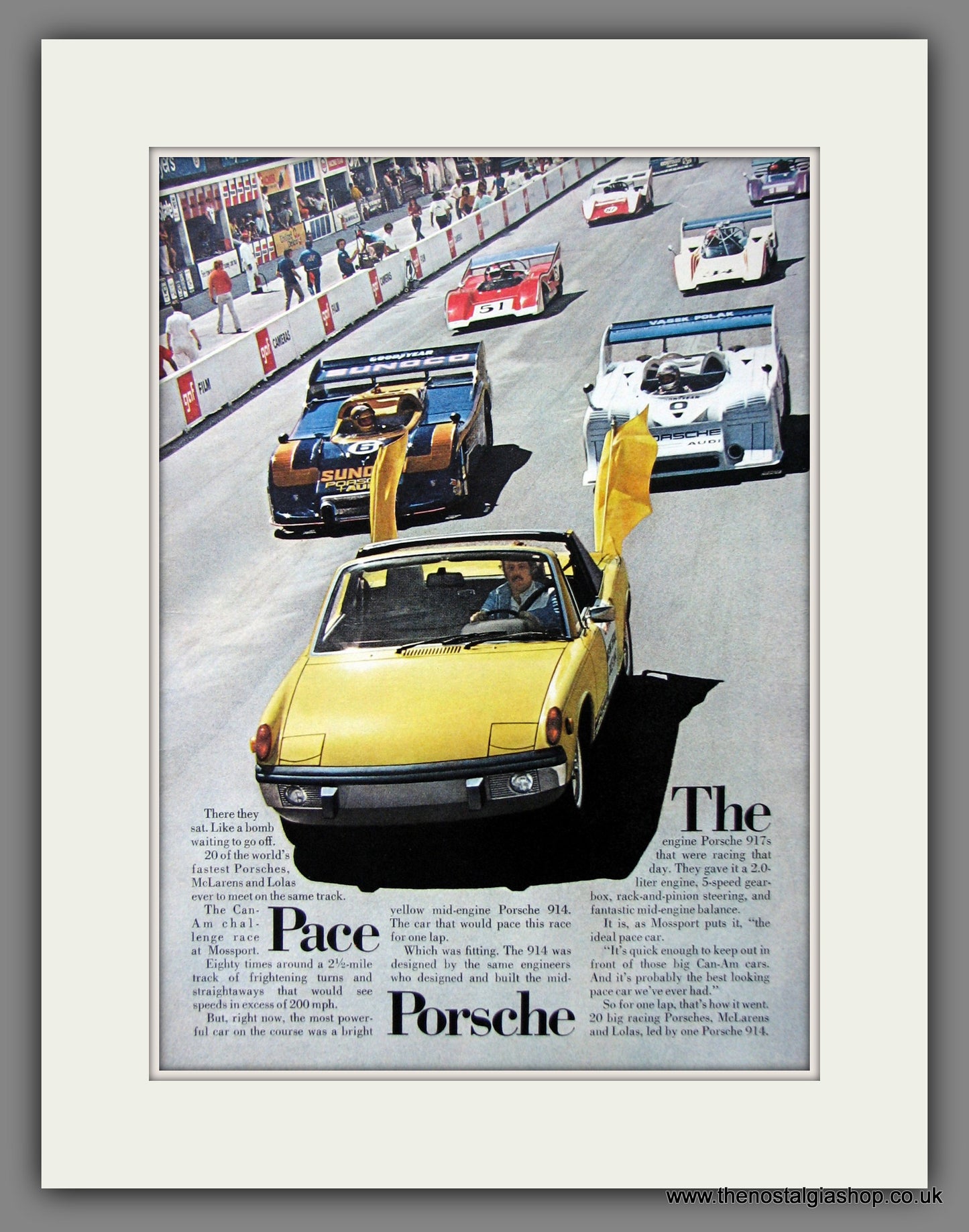 Porsche 914. Original American Advert 1973 (ref AD54609)