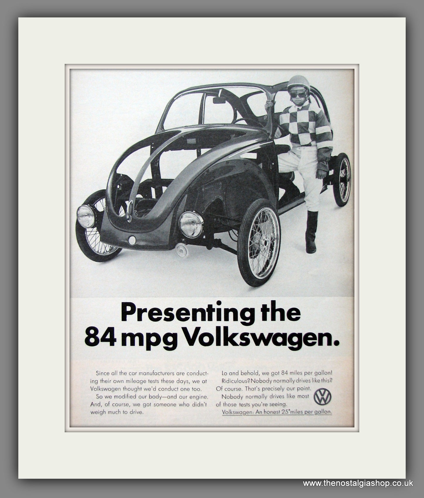 Volkswagen Beetle. Original American Advert 1974 (ref AD54688)