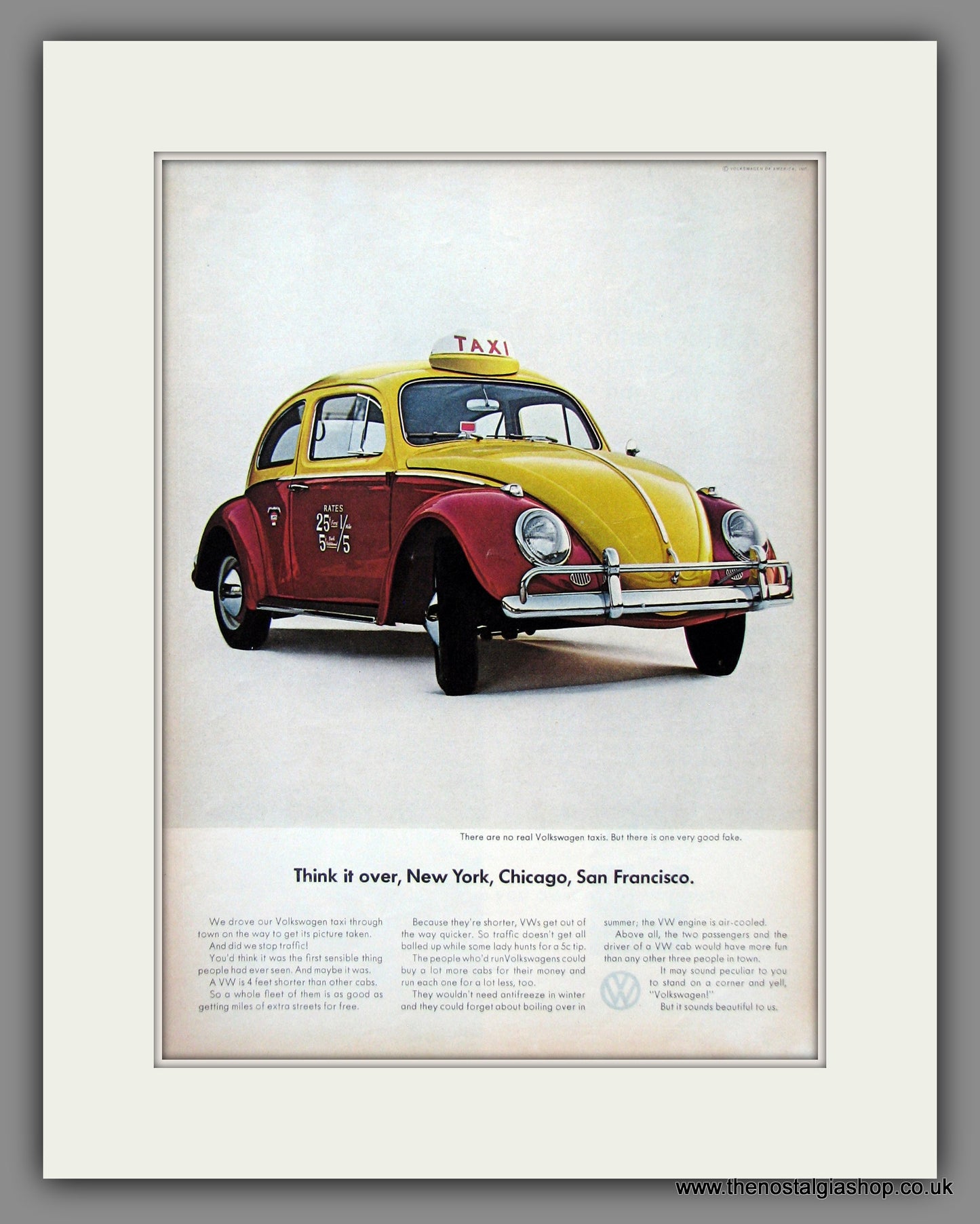 Volkswagen Beetle. Original American Advert 1964 (ref AD54697)