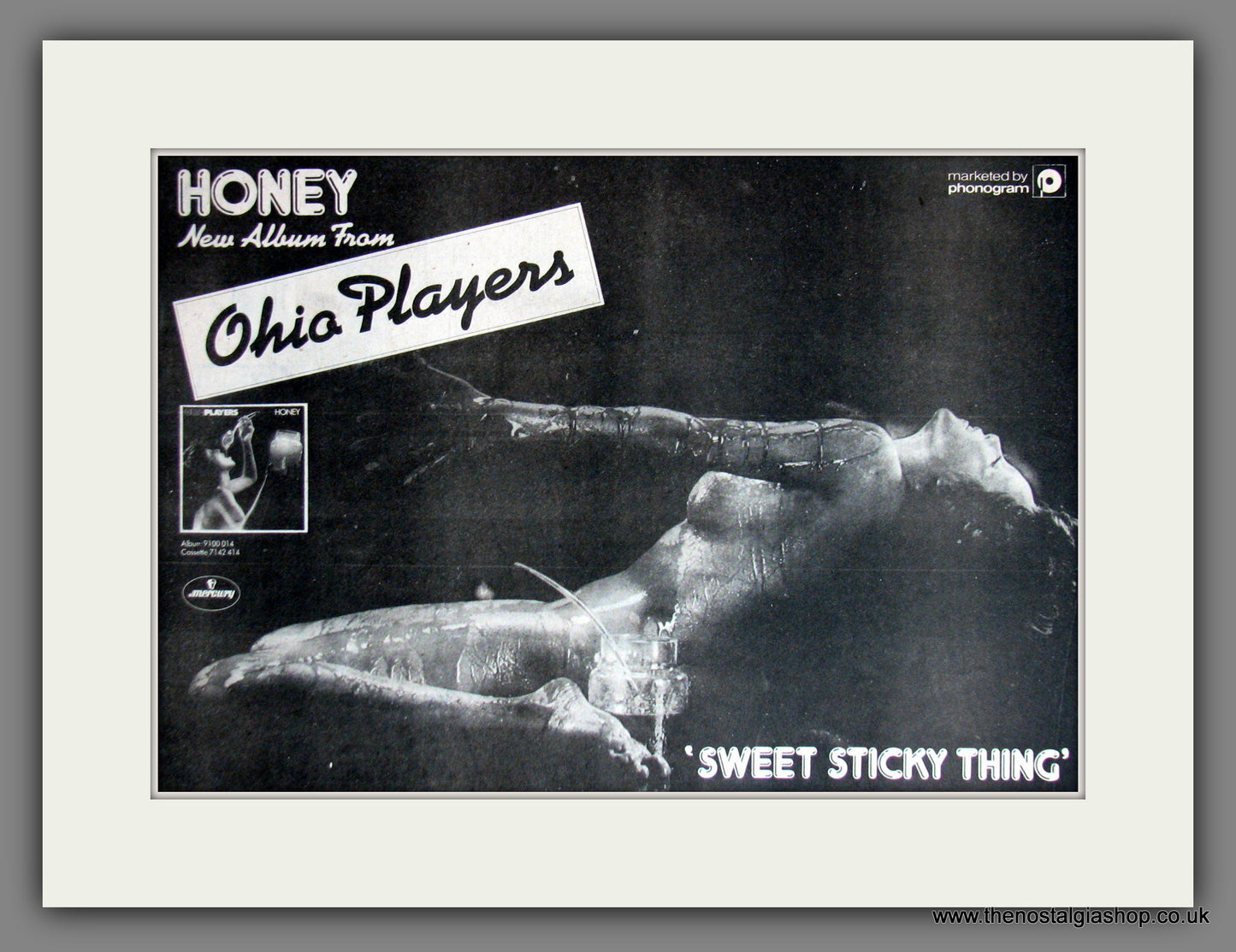 Ohio Players, Honey. Original Advert 1975 (ref AD11917)