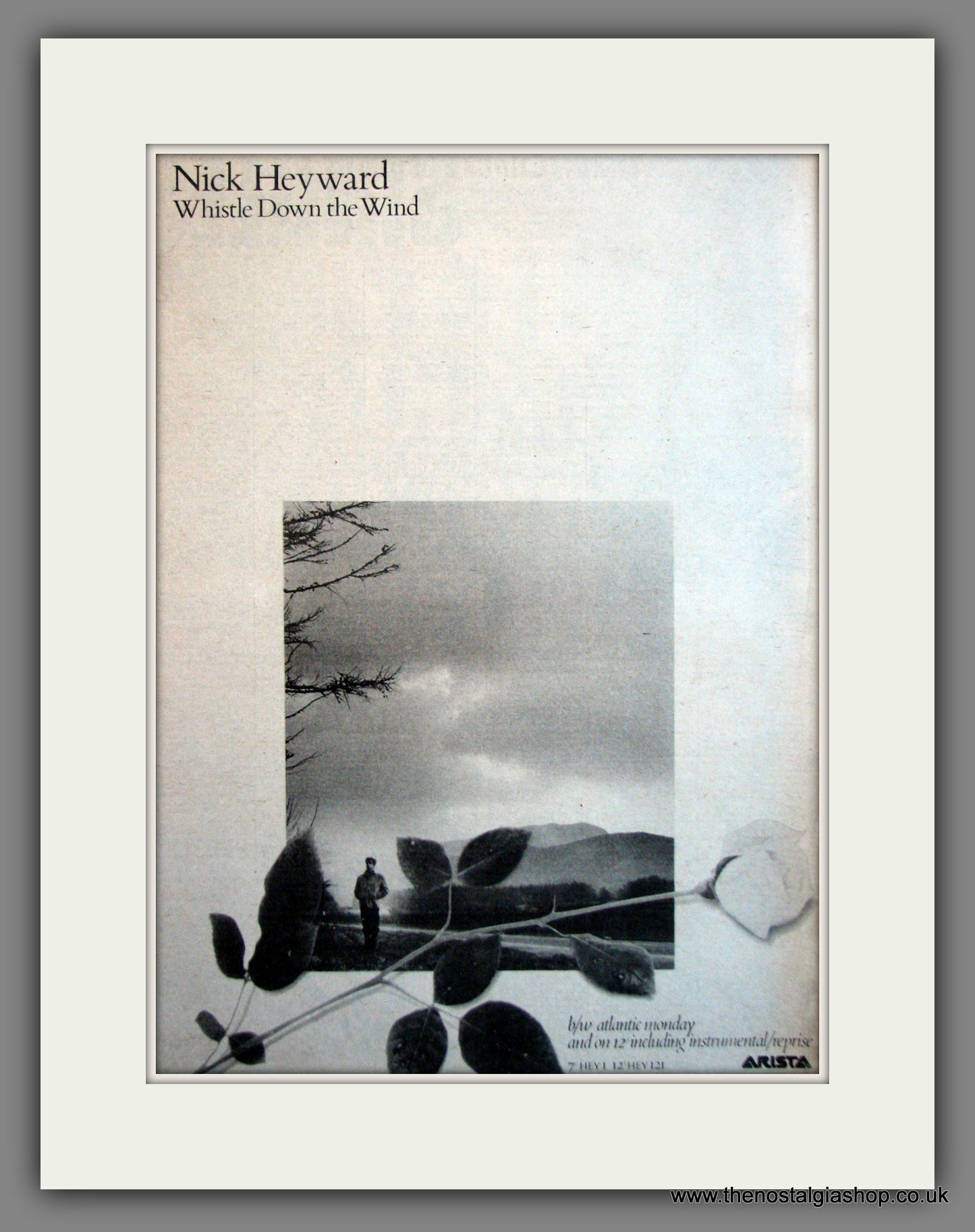 Nick Heyward. Whistle Down The Wind. Original Advert 1983 (ref AD12031)