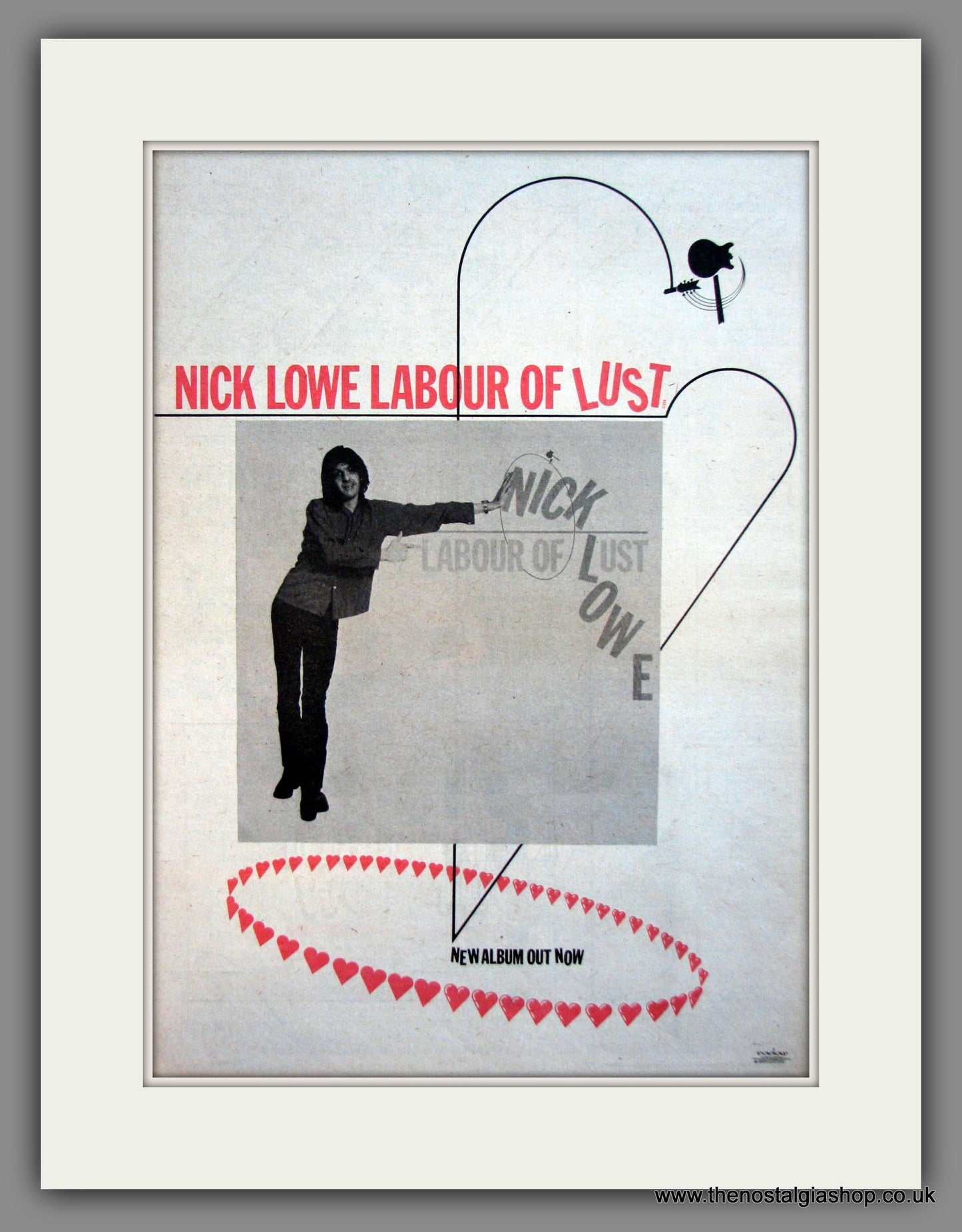 Nick Lowe. Labour Of Lust. Original Advert 1979 (ref AD12085)