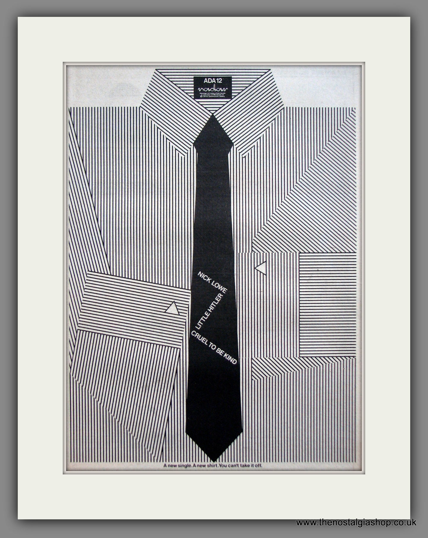 Nick Lowe. Little Hitler. Original Advert 1978 (ref AD12086)