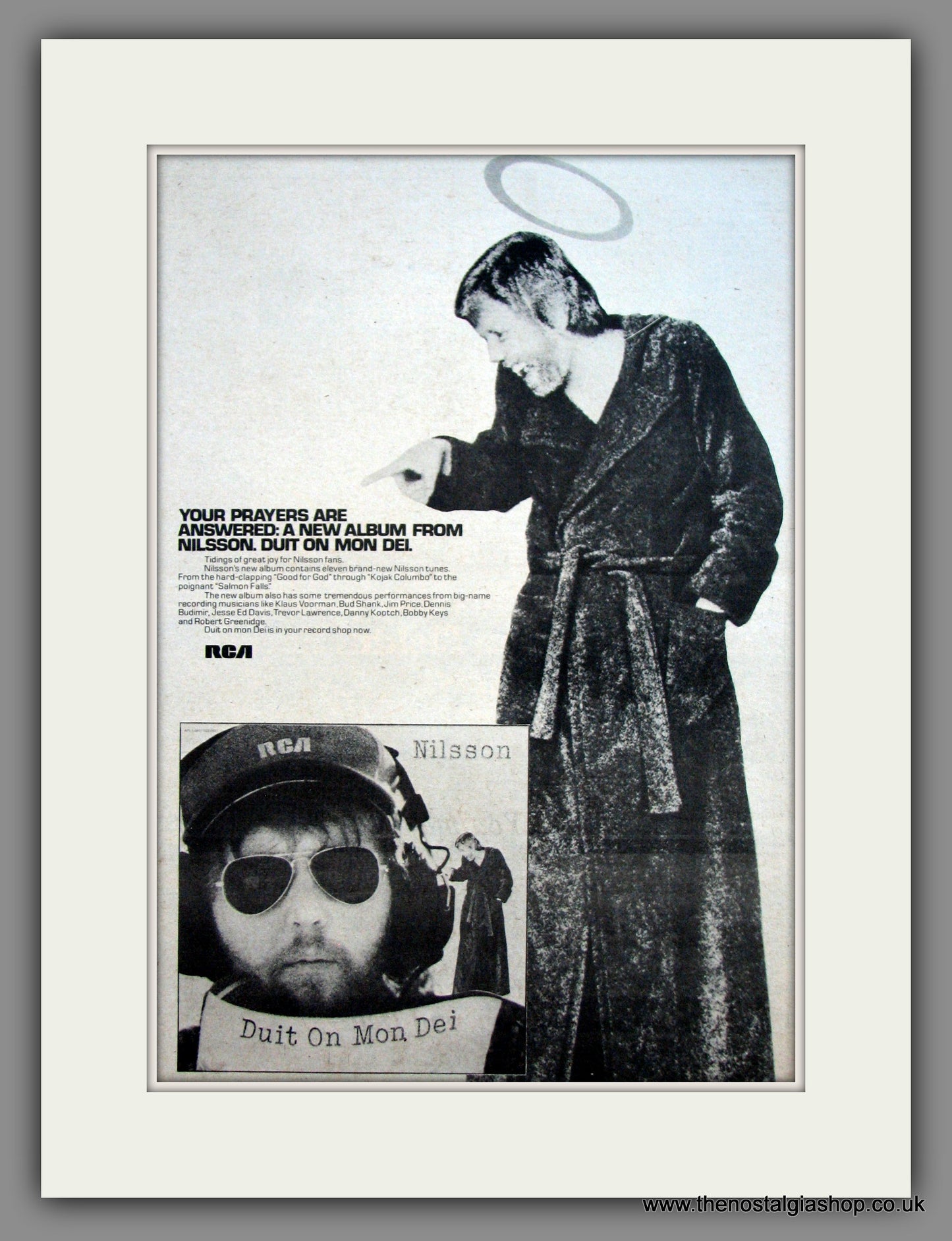 Nilsson. Duit On Mon Dei. Original Advert 1975 (ref AD12080)