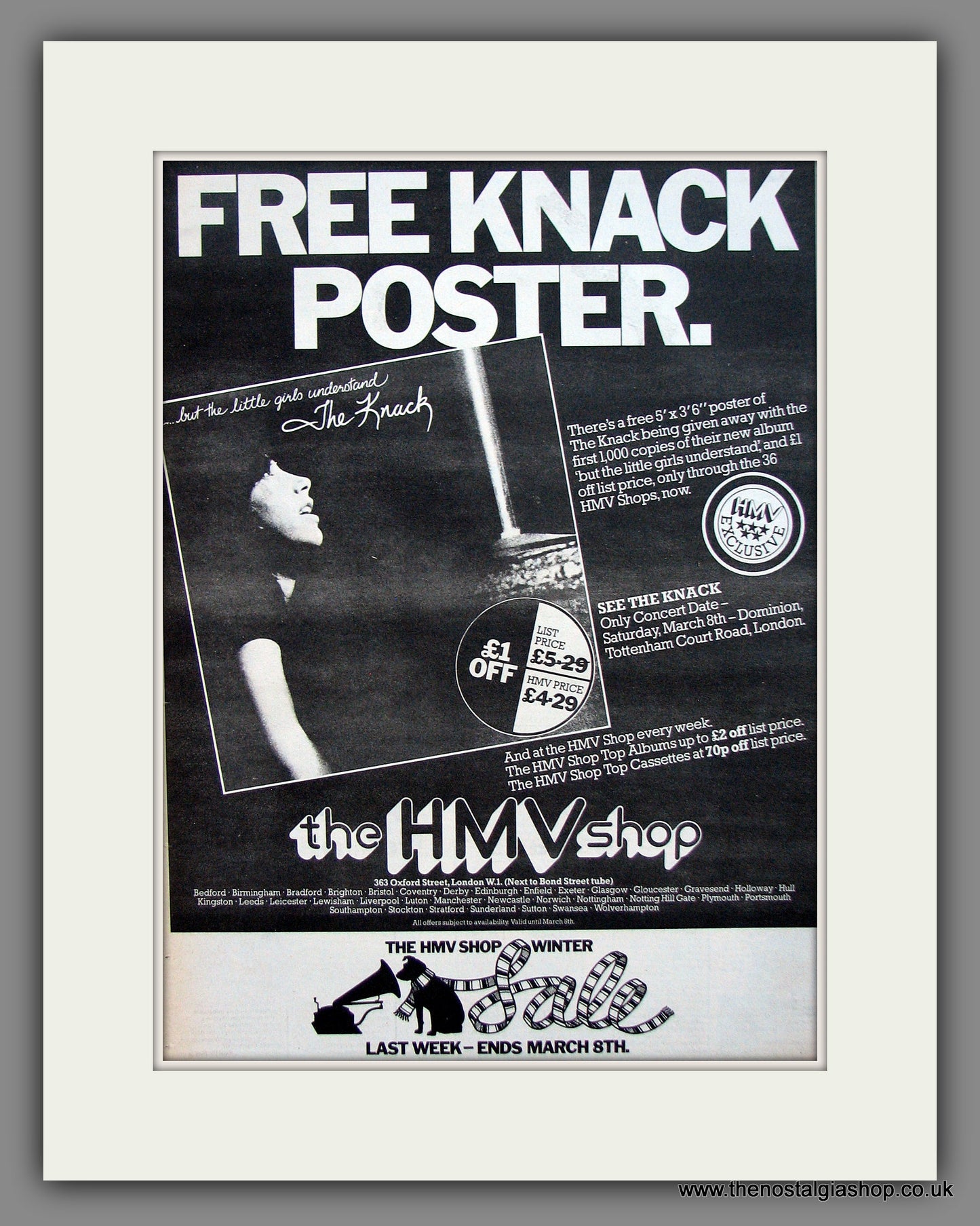 Knack (The) But The Little Girls Understand. Original Advert 1980 (ref AD11979)