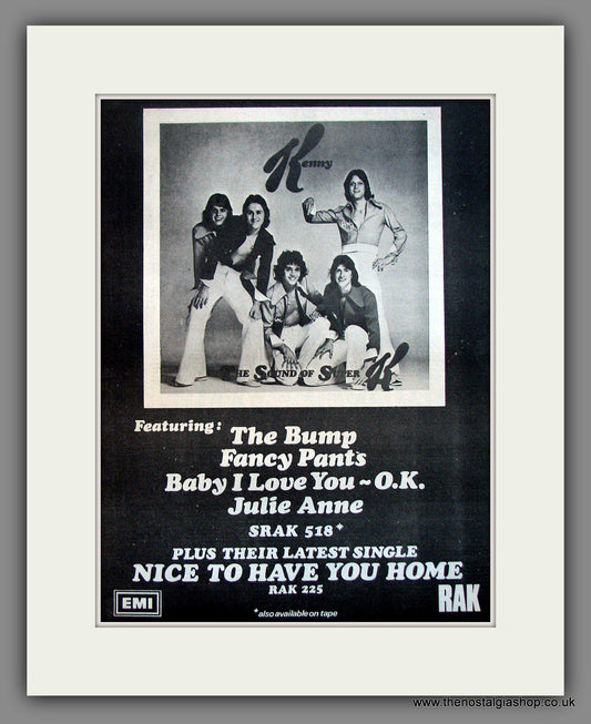 Kenny. The Sound Of Super K. Original Advert 1975 (ref AD12012)