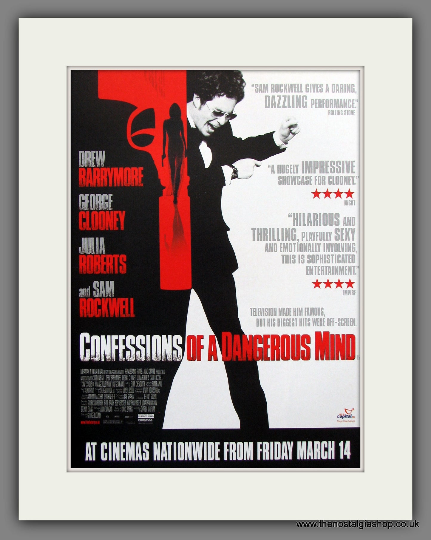Confessions Of A Dangerous Mind. 2003 Original Advert (ref AD54775)