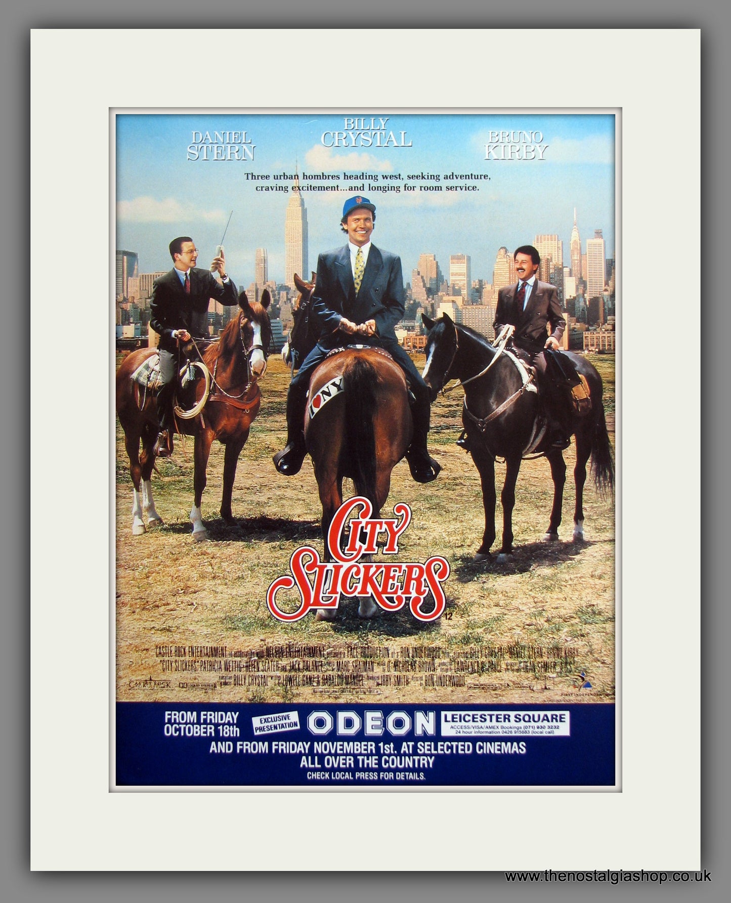 City Slickers. 1991 Original Advert (ref AD54799)