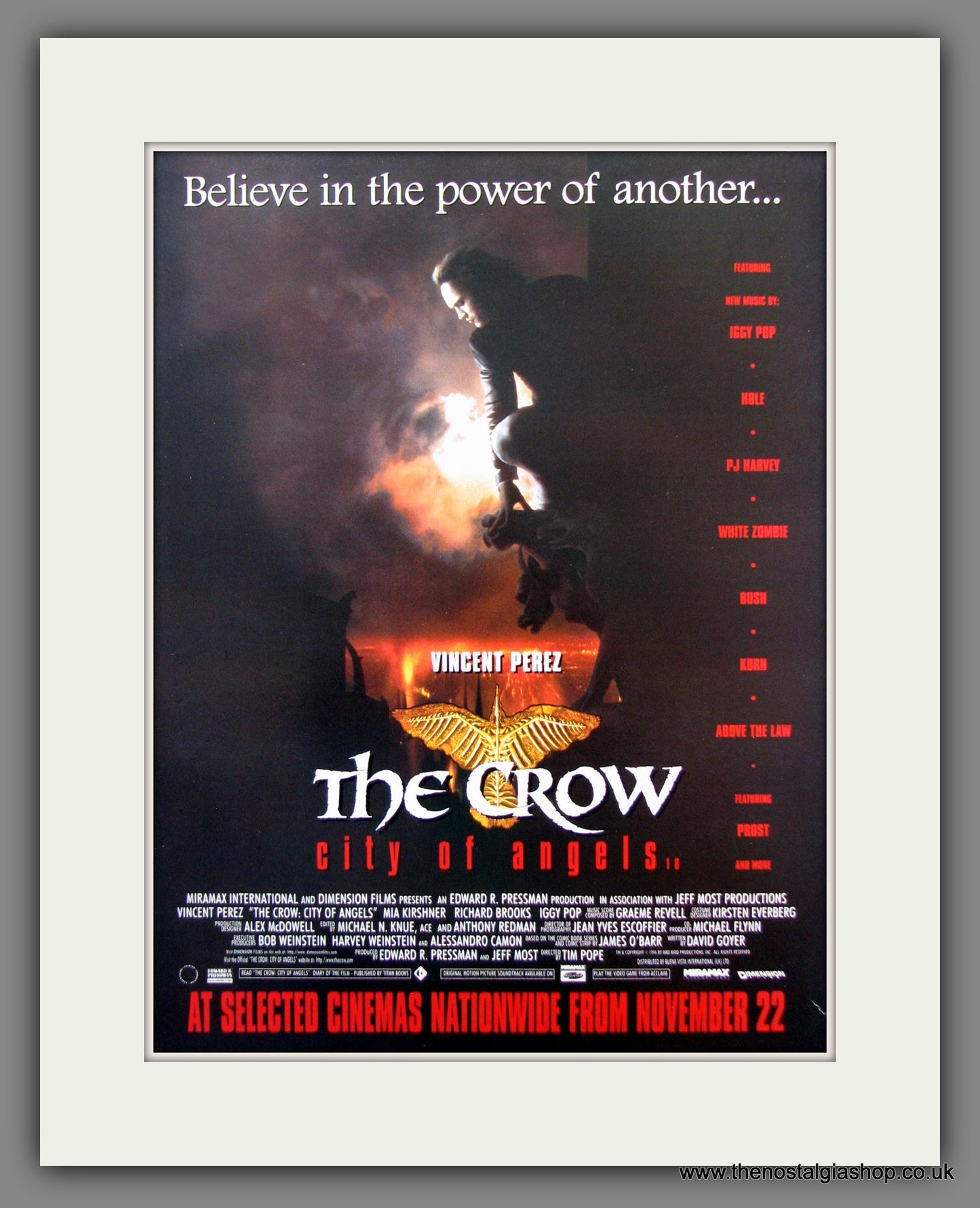 The Crow, City Of Angels. 1996 Original Advert (ref AD54834)