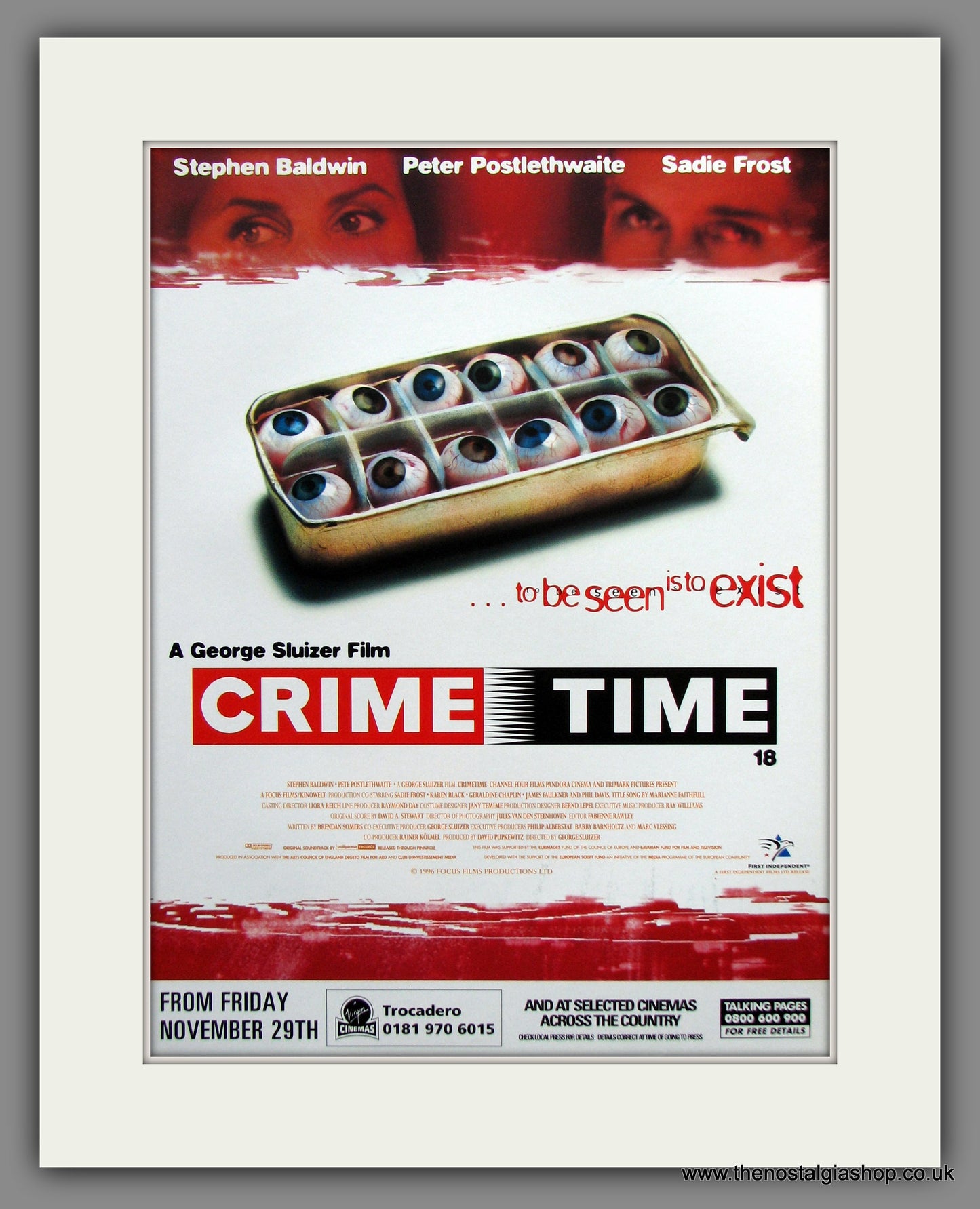 Crime Time. 1996 Original Advert (ref AD54839)