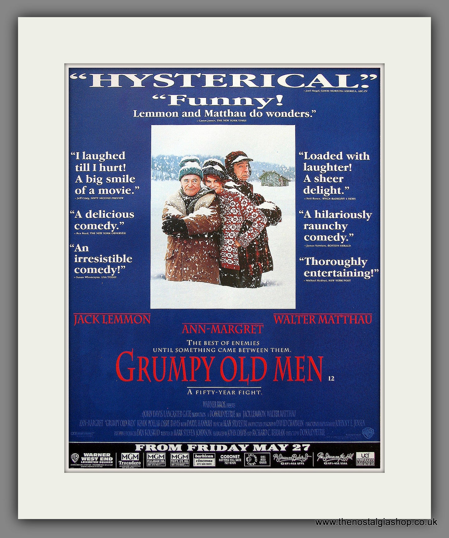 Grumpy Old Men. 1994 Original Advert (ref AD54899)