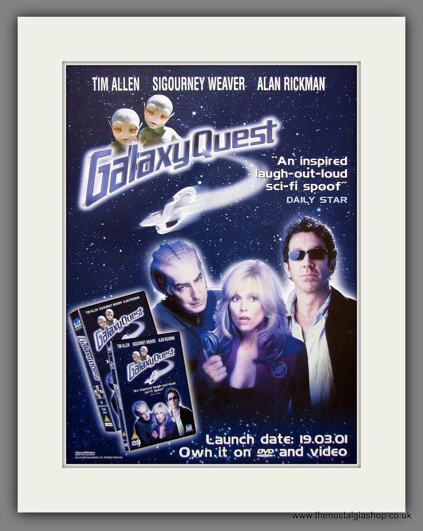 Galaxy Quest. 2001 Original Advert (ref AD54913)