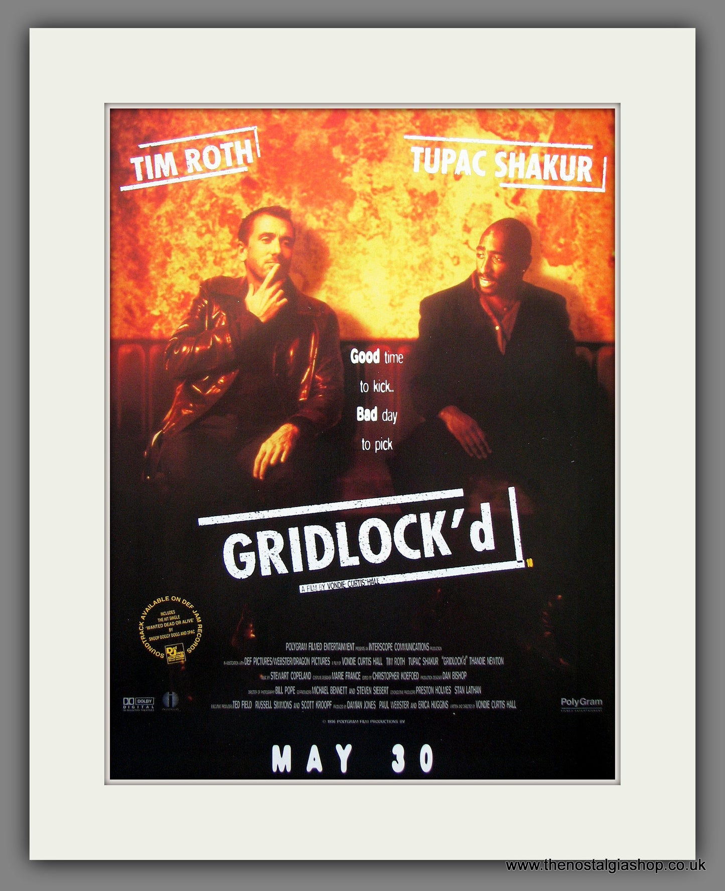 Gridlock'd. 1997 Original Advert (ref AD54916)