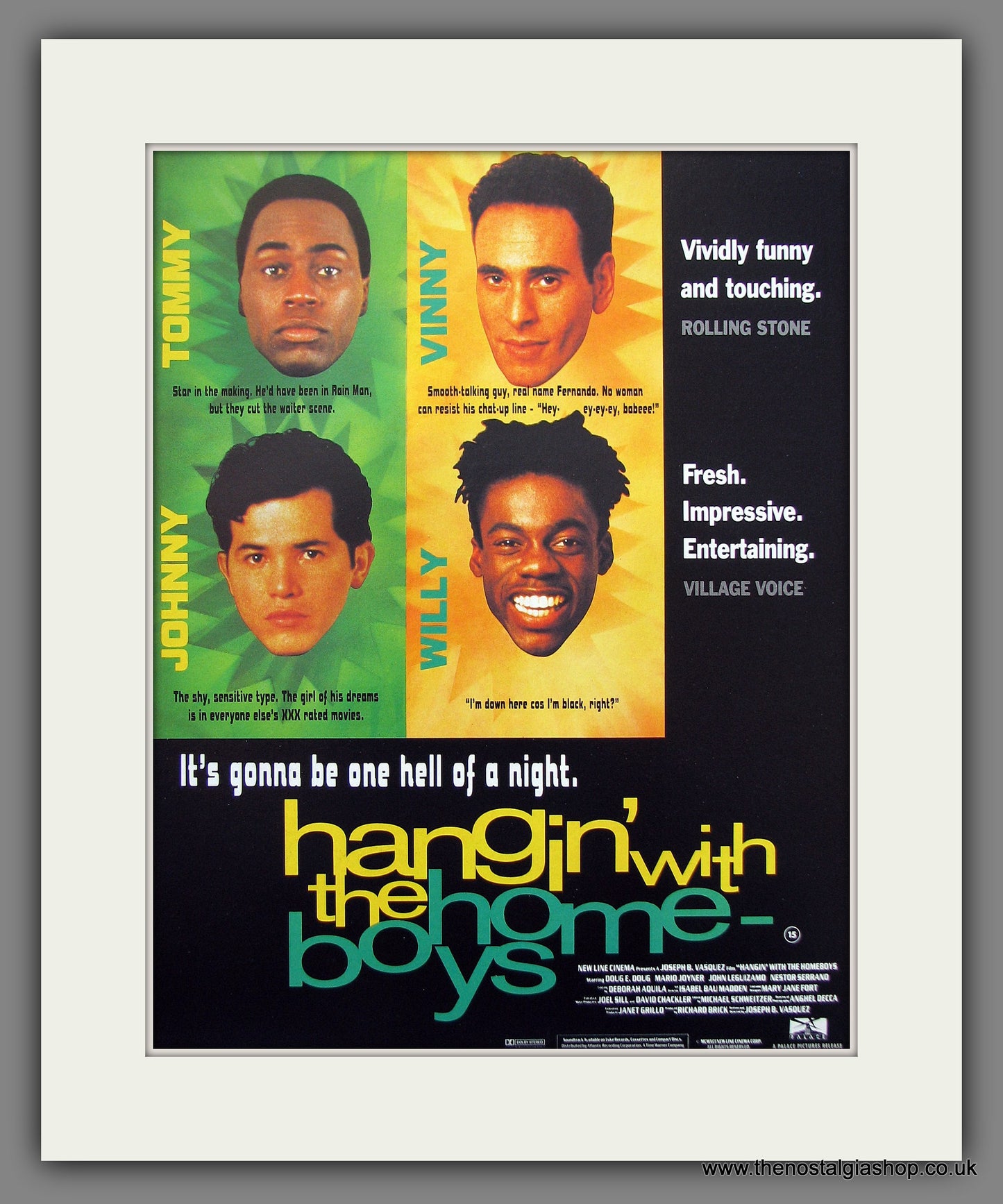 Hangin' With The Home Boys. 1991 Original Advert (ref AD54935)