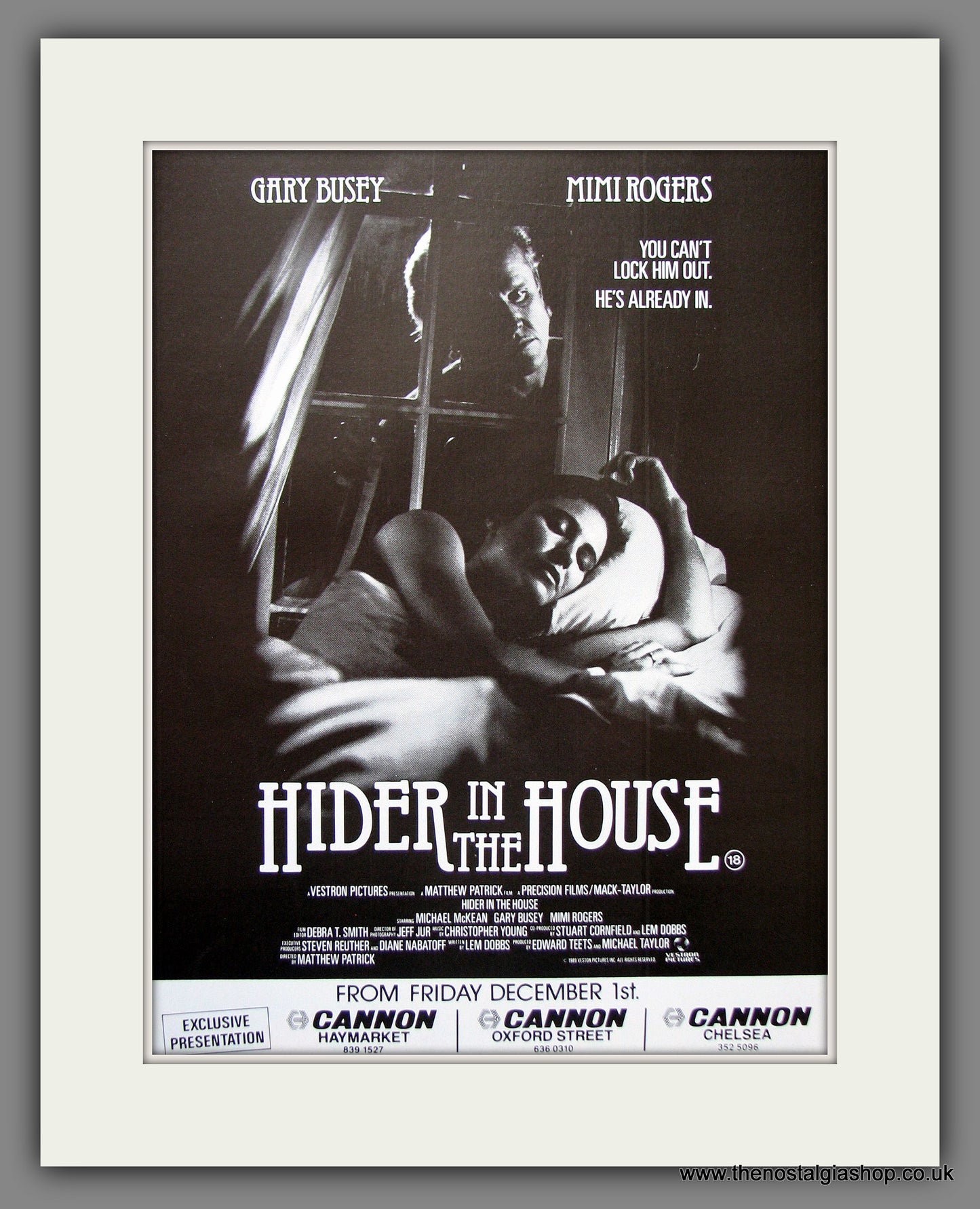 Hider In The House. 1989 Original Advert (ref AD54943)