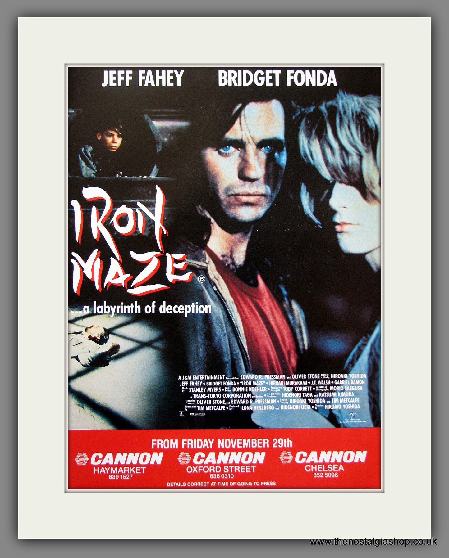 Iron Maze. 1991 Original Advert (ref AD54964)