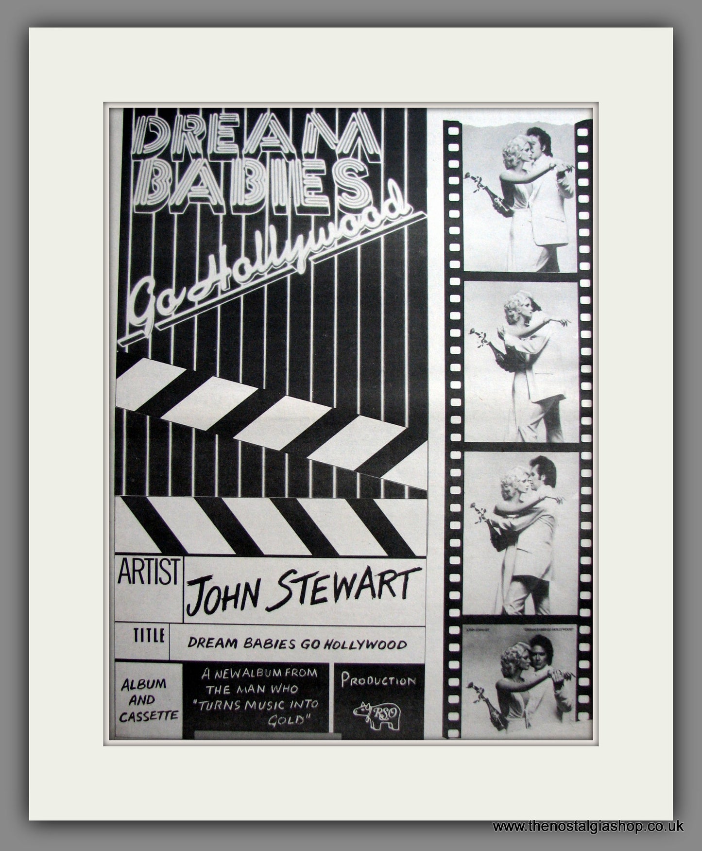 John Stewart. Dream Babies Go Hollywood. Original Advert 1980 (ref AD12307)