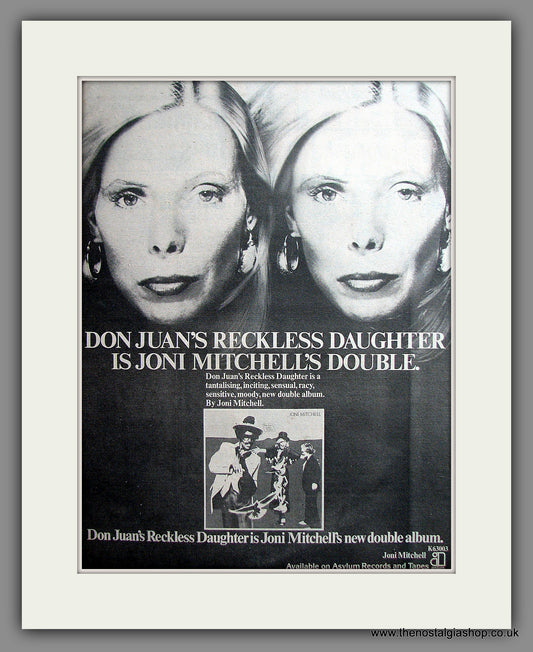 Don Juan's Reckless Daughter. Original Advert 1978 (ref AD12461)