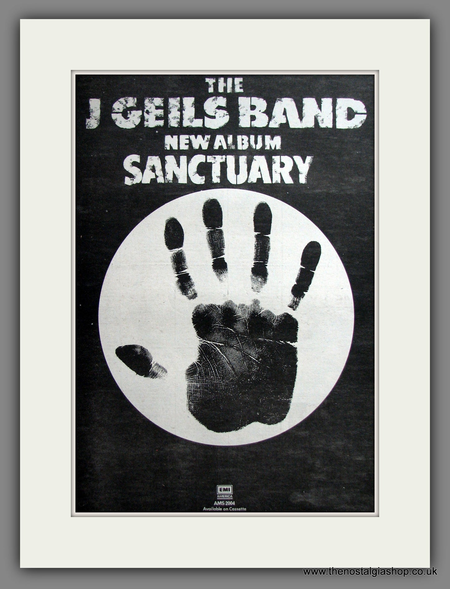 J.Geils Band (The) Sanctuary. Original Advert 1979 (ref AD12489)