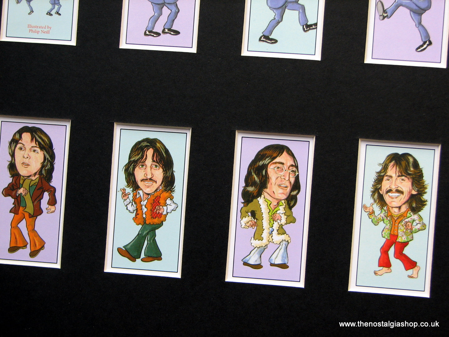 Beatles (The). Mounted Card Set