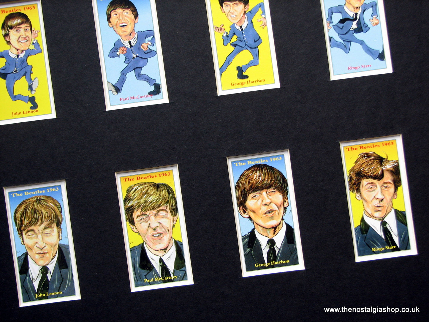Beatles (The). Mounted Card Set