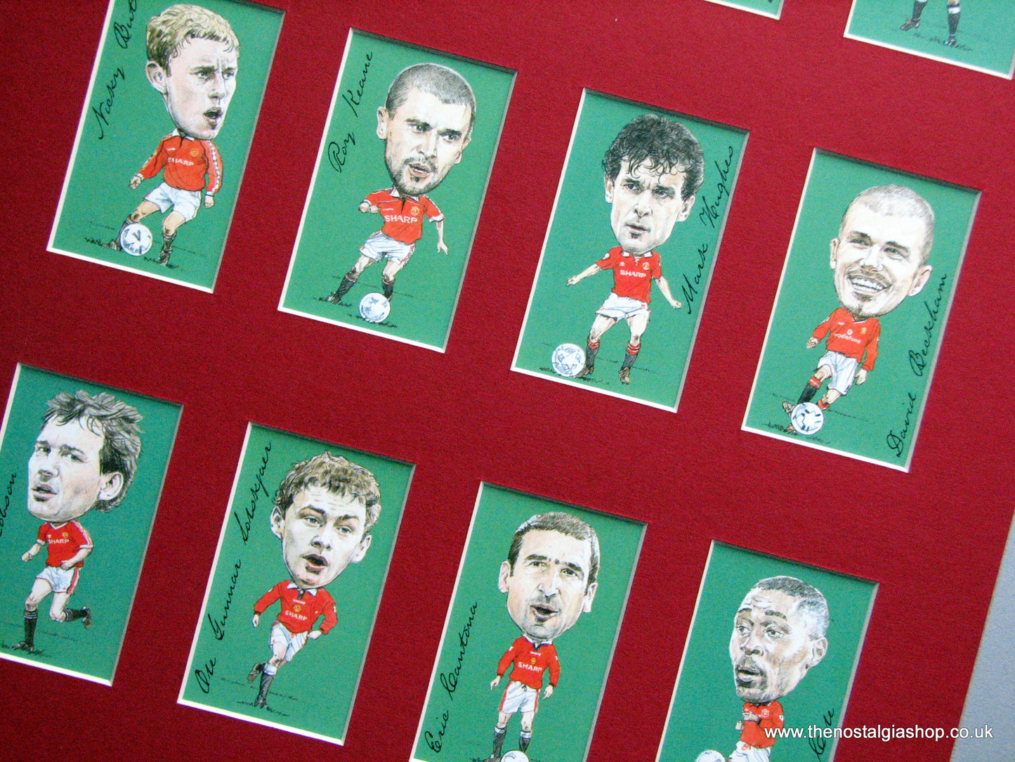 Manchester United Legends. Football Card Set