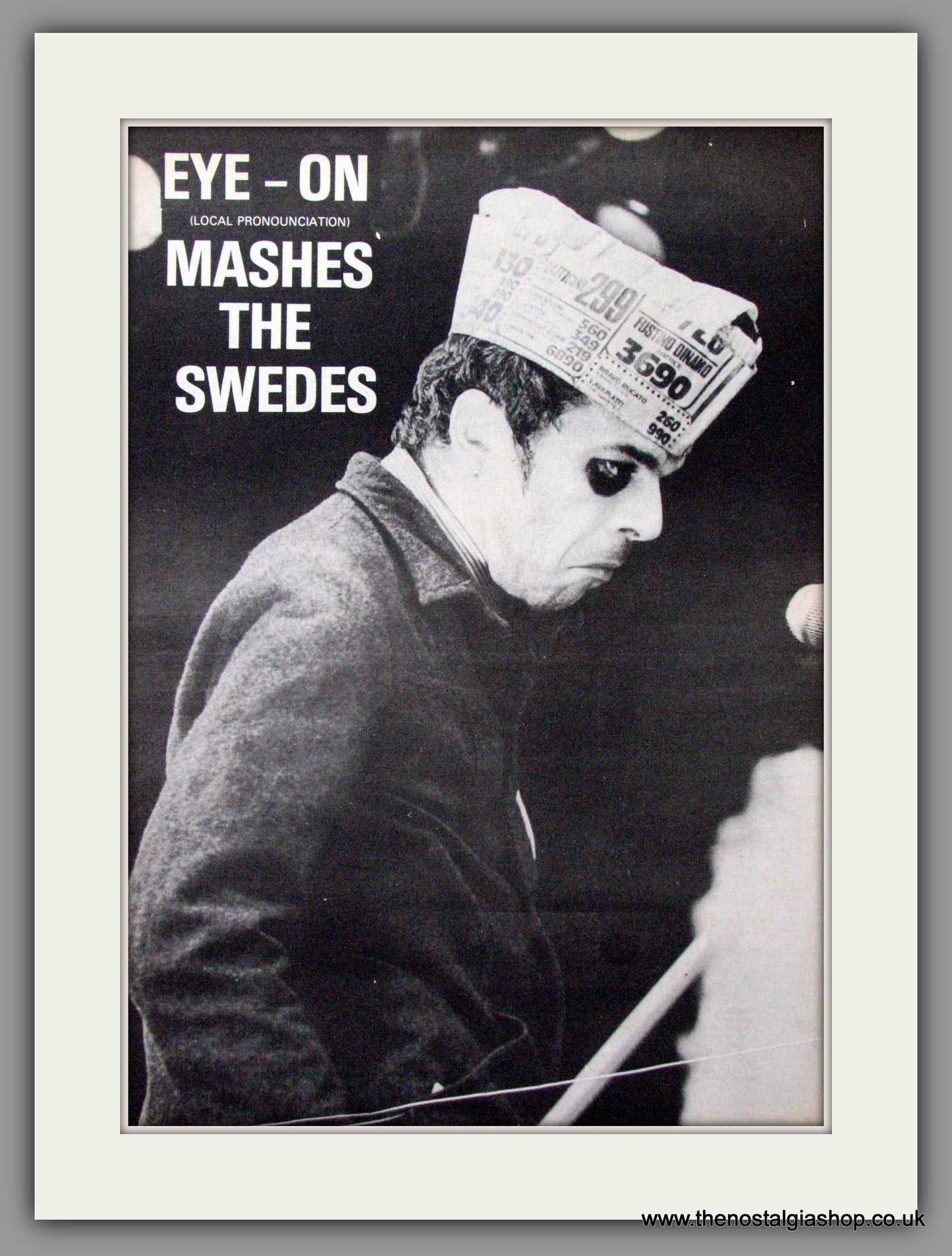 Ian Dury. Mashes The Swedes. Original Advert 1979 (ref AD12105)