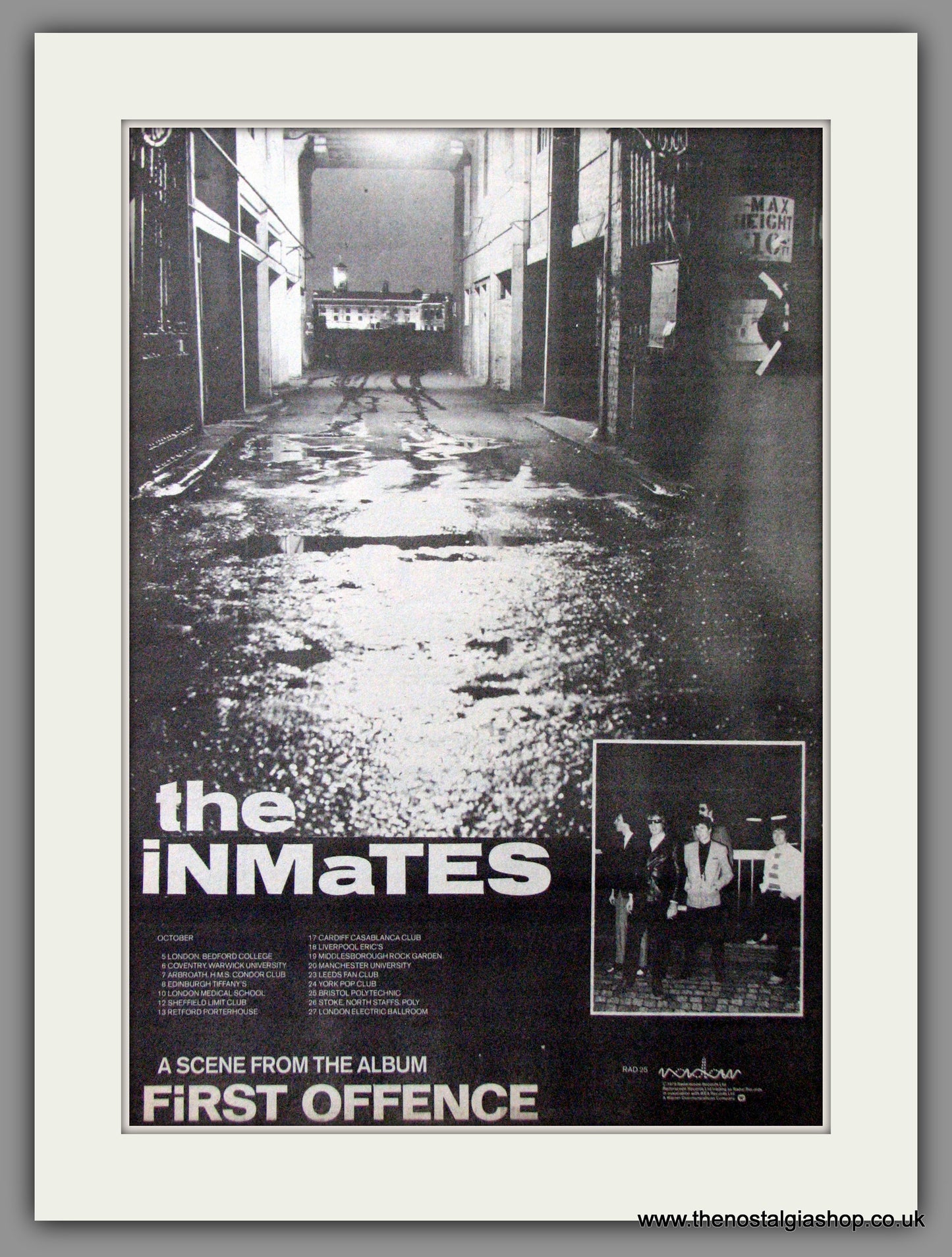 Inmates (The) First Offence. Original Advert 1979 (ref AD12150)