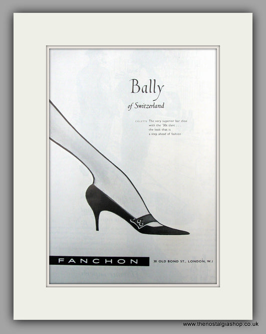Bally Shoes.  Original advert 1958 (ref AD10045)