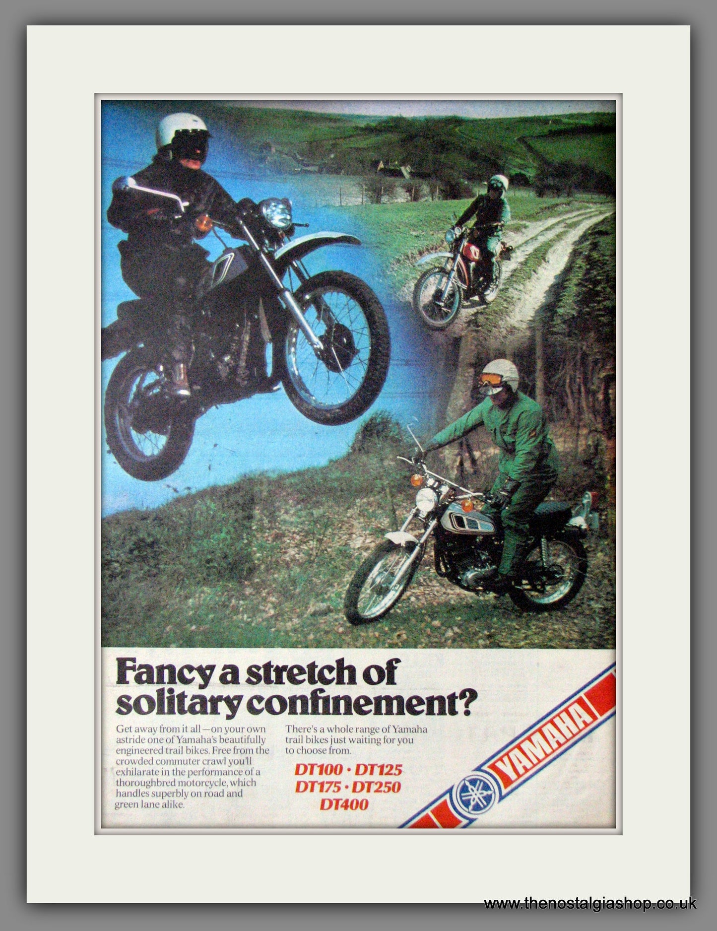 Yamaha DT Motorcycle Range. Original Advert 1977 (ref AD12344)