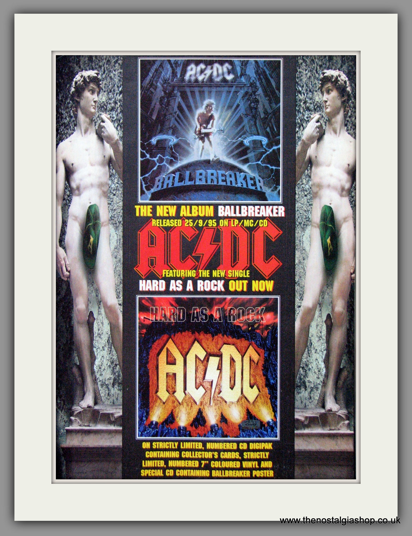 AC DC. Ballbreaker. 1995 Original Advert (ref AD55058)