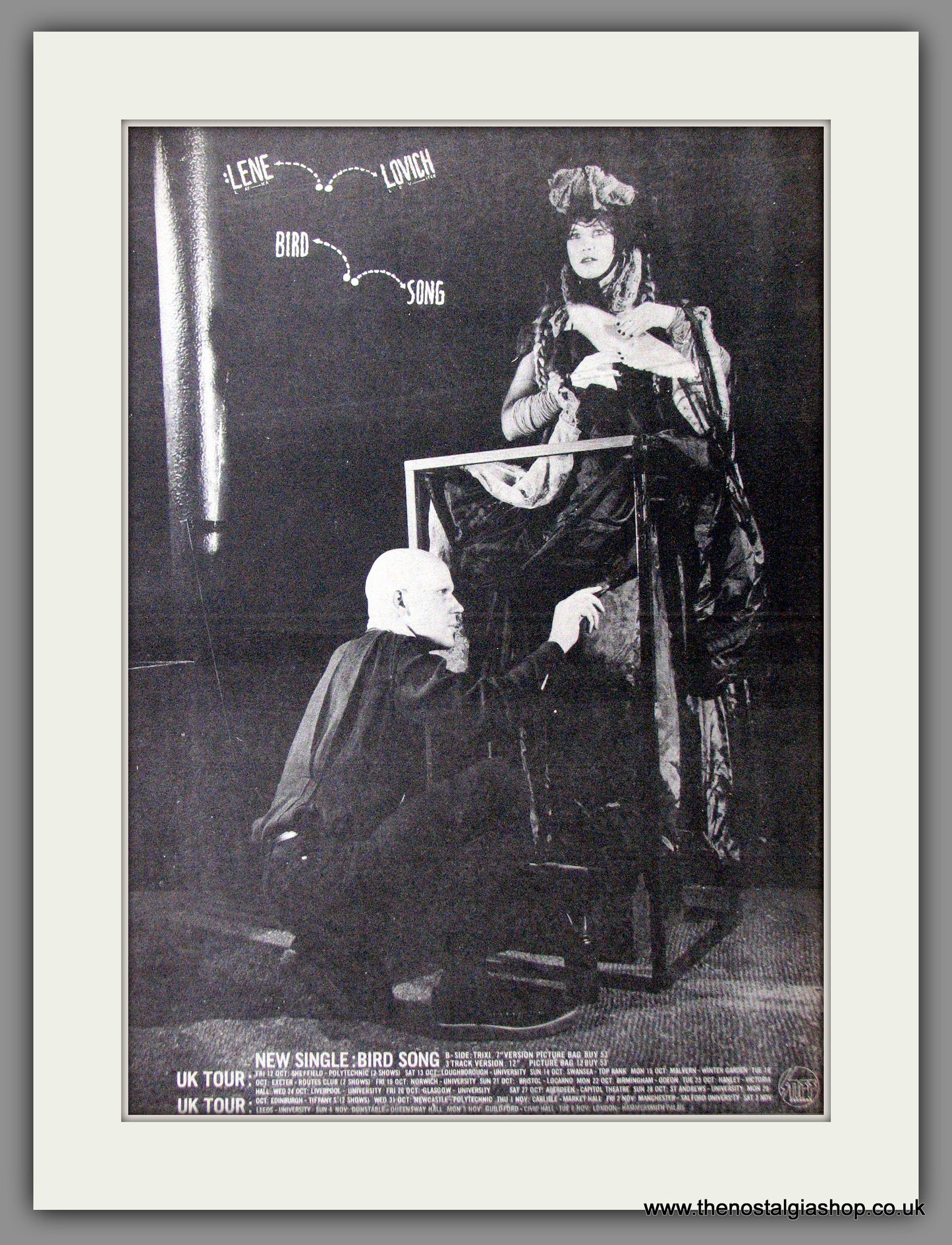 Lene Lovich Bird Song. Original Advert 1979 (ref AD12617)