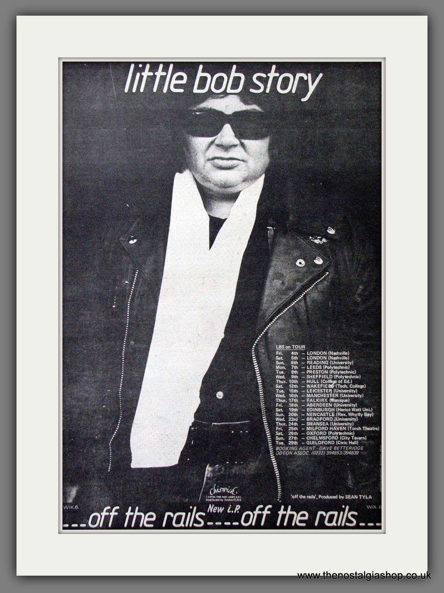 Little Bob Story Off The Rails. Original Advert 1977 (ref AD12667)