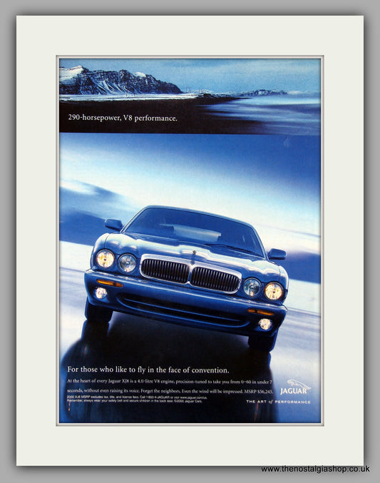 Jaguar XJ8 4.0 V8. 2000. Original Vintage Advert (ref AD7737)