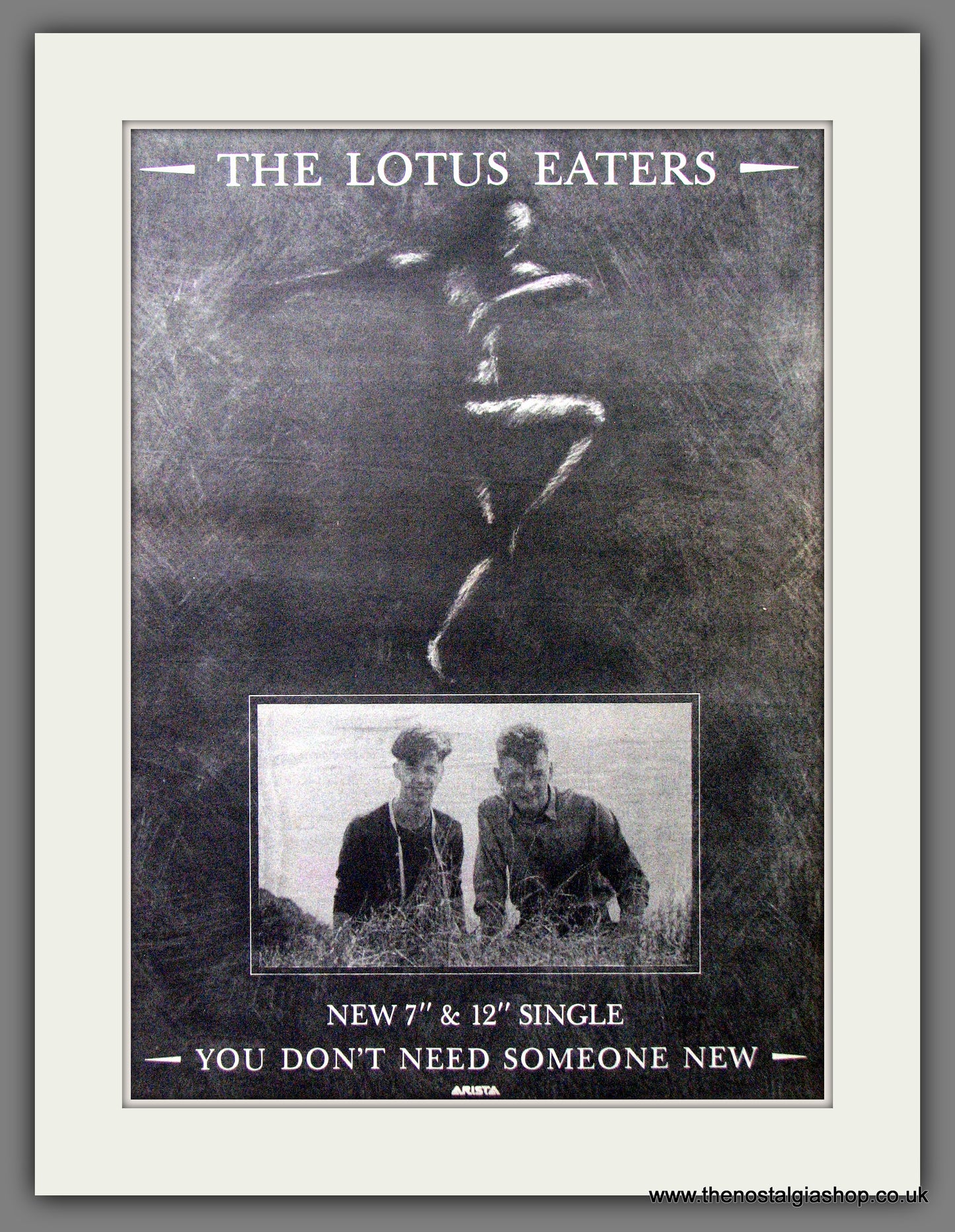 Lotus Eaters (The) You Don't Need Someone New. Original Advert 1983 (ref AD12743)