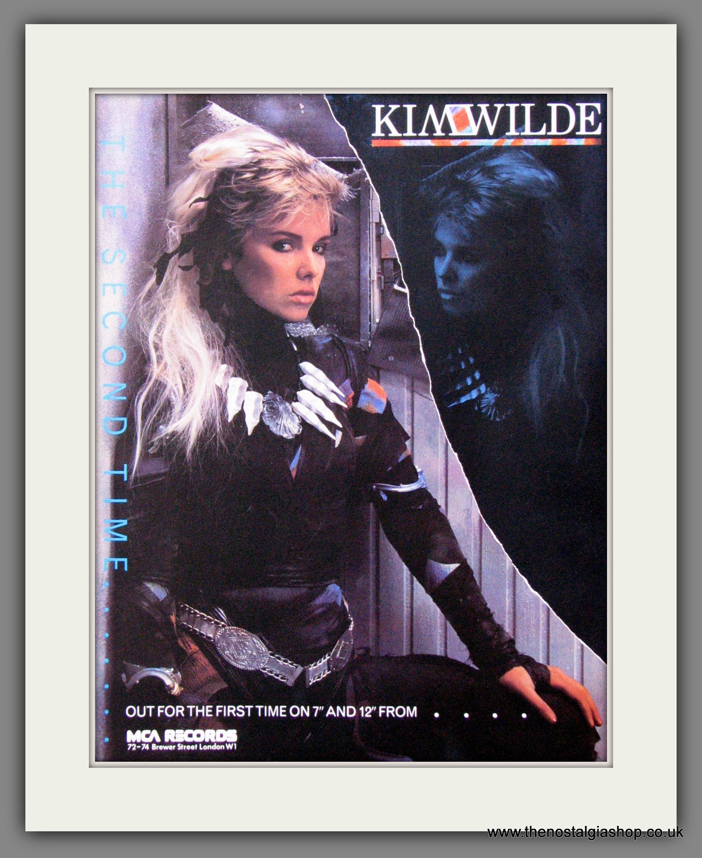Kim Wilde. The Second Time. 1984 Original Advert (ref AD55094)