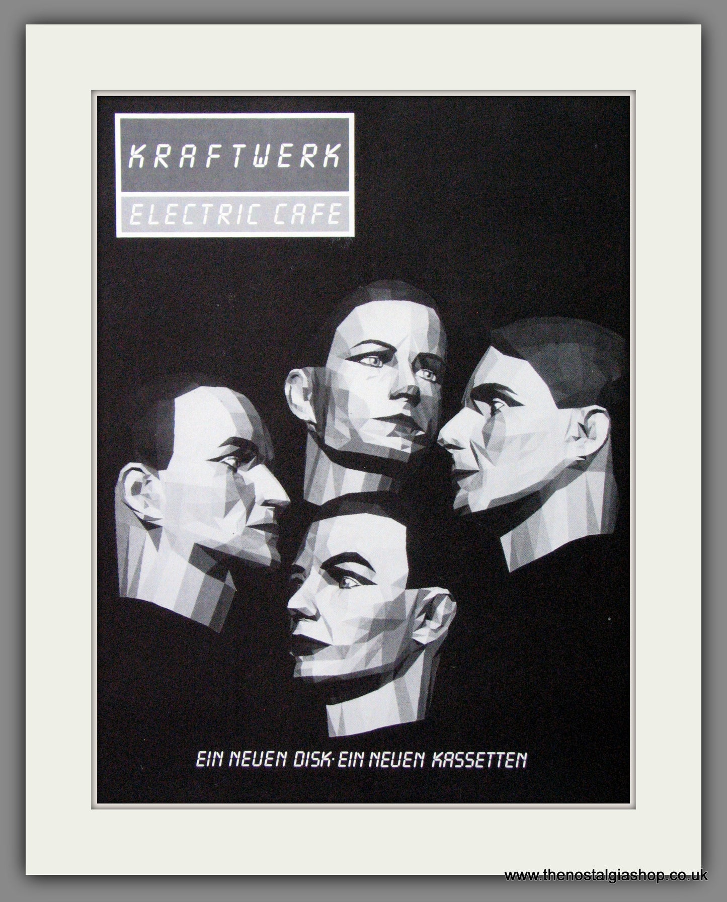 Kraftwerk. Electric Cafe. 1986 Original Advert (ref AD55138)