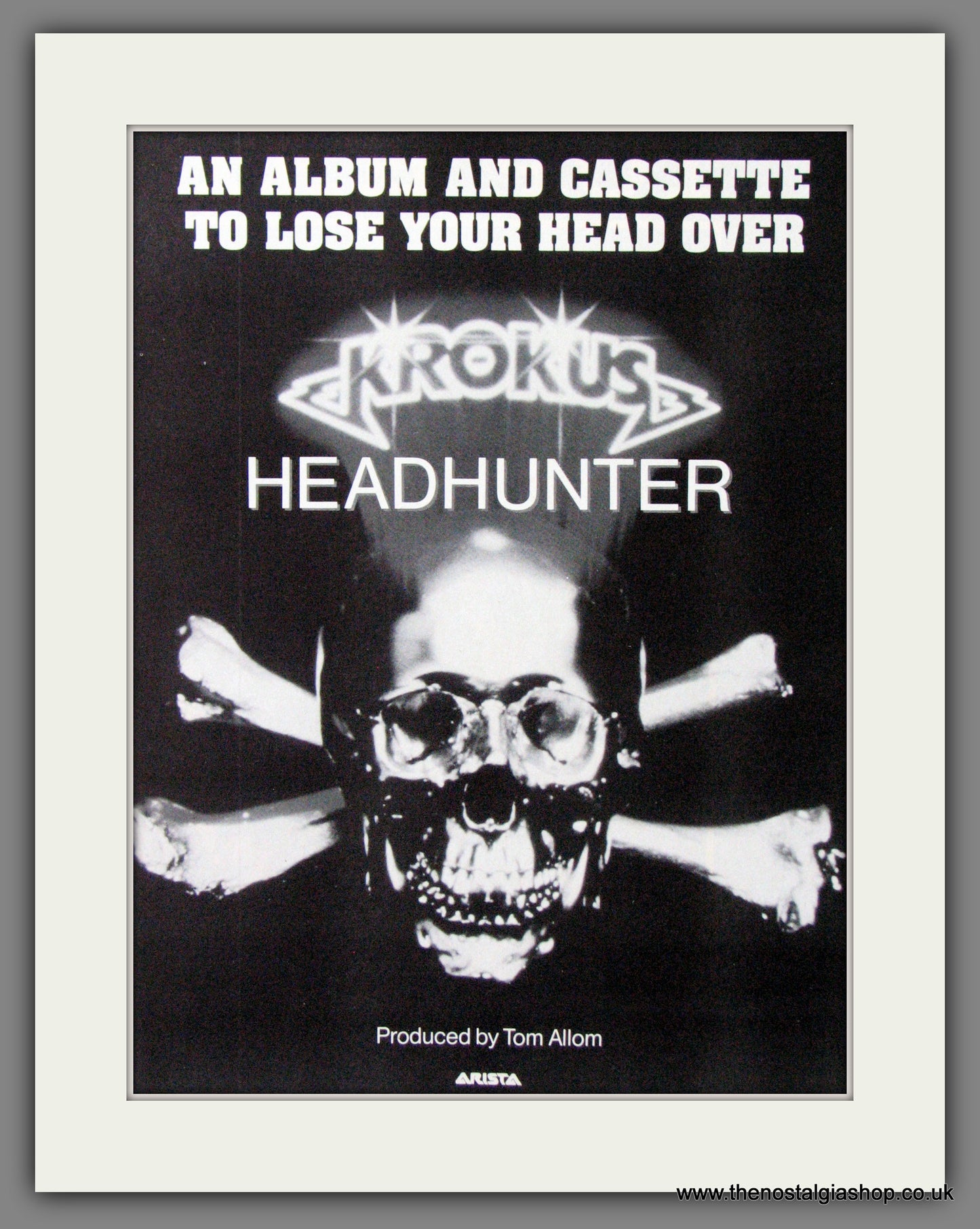 Krokus. Headhunter. 1983 Original Advert (ref AD55148)