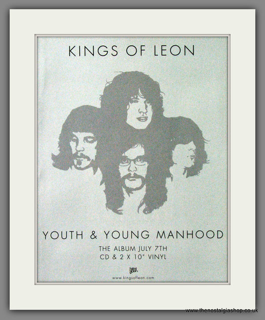 Kings Of Leon. Youth And Young Manhood. 2003 Original Advert (ref AD55149)